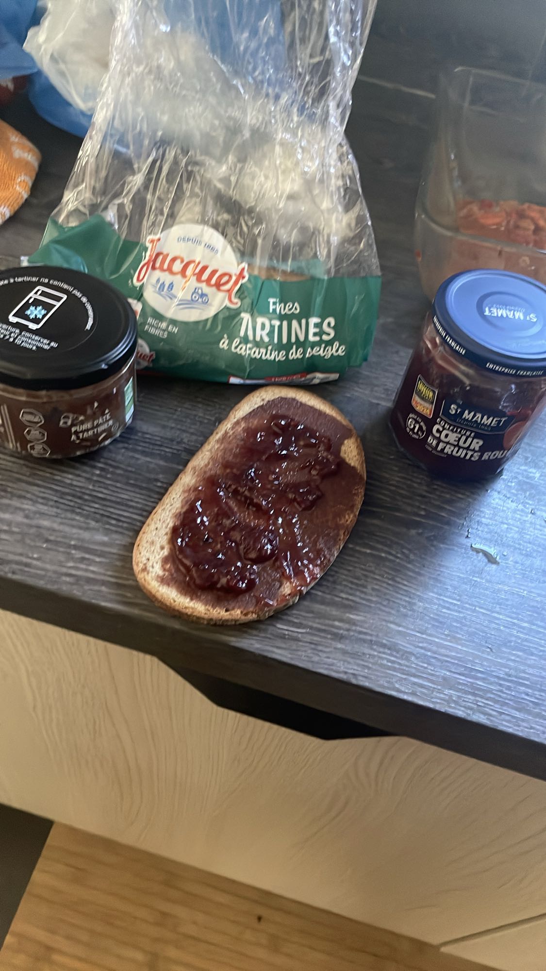 Tartine confiture