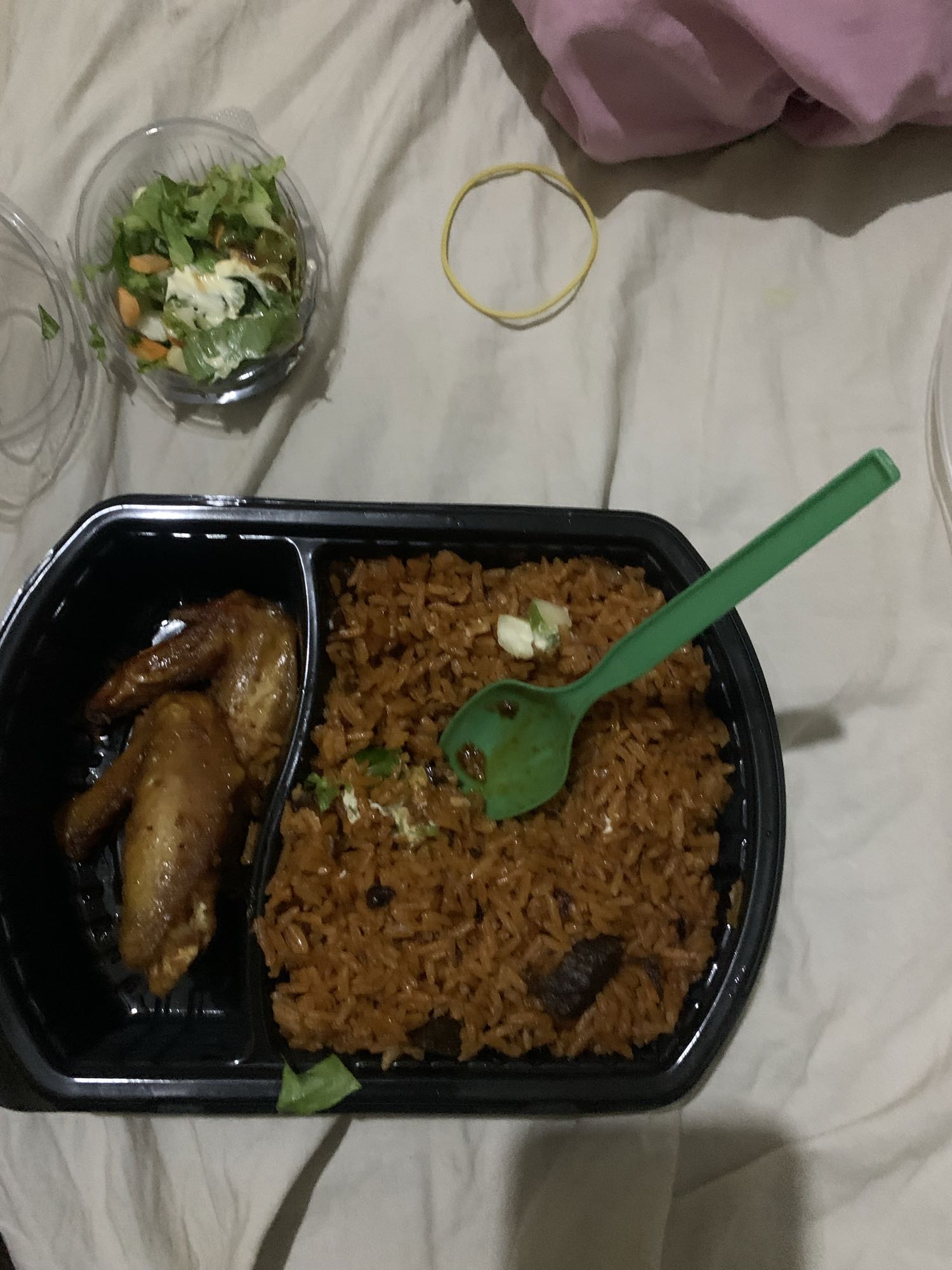 Jollof rice with chicken