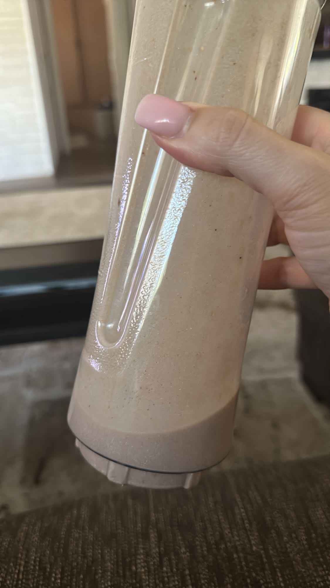 batido de plátano y proteína