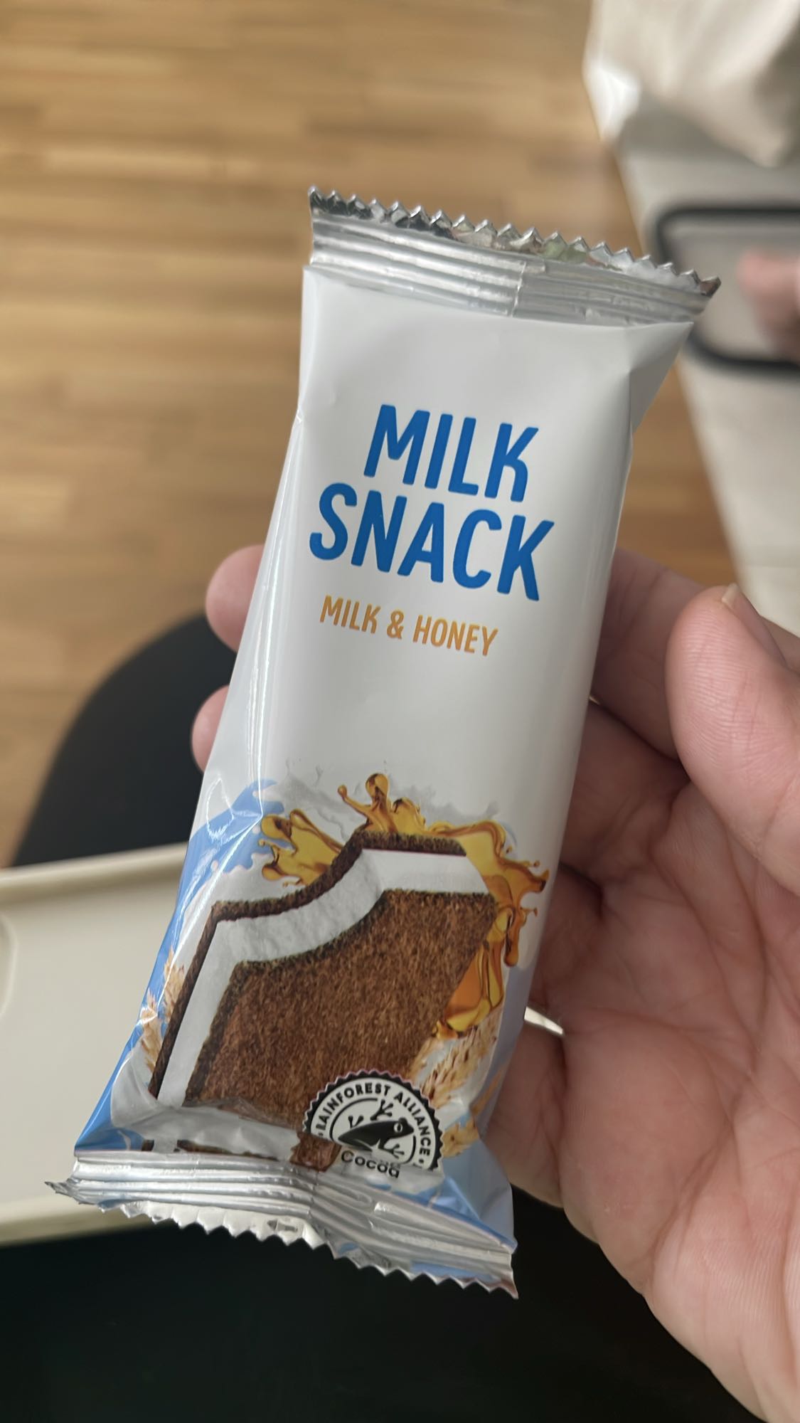 وجبة خفيفة بالحليب والعسل