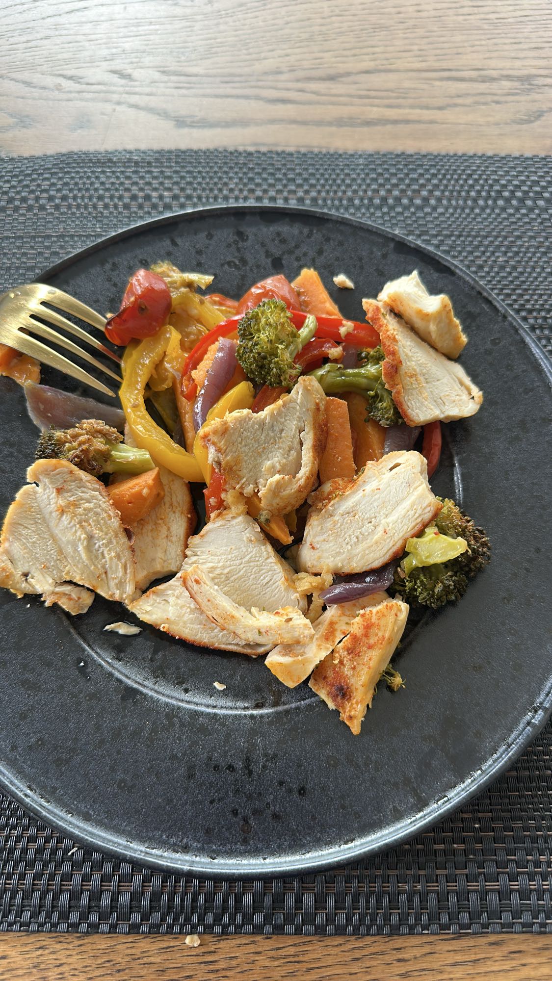 Kylling med grønnsaker