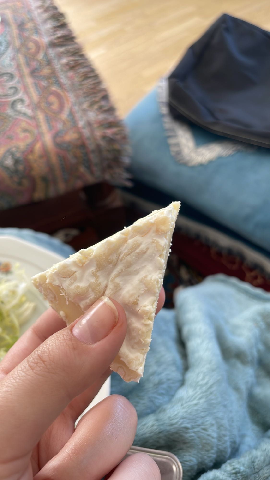 Camembert slice snack