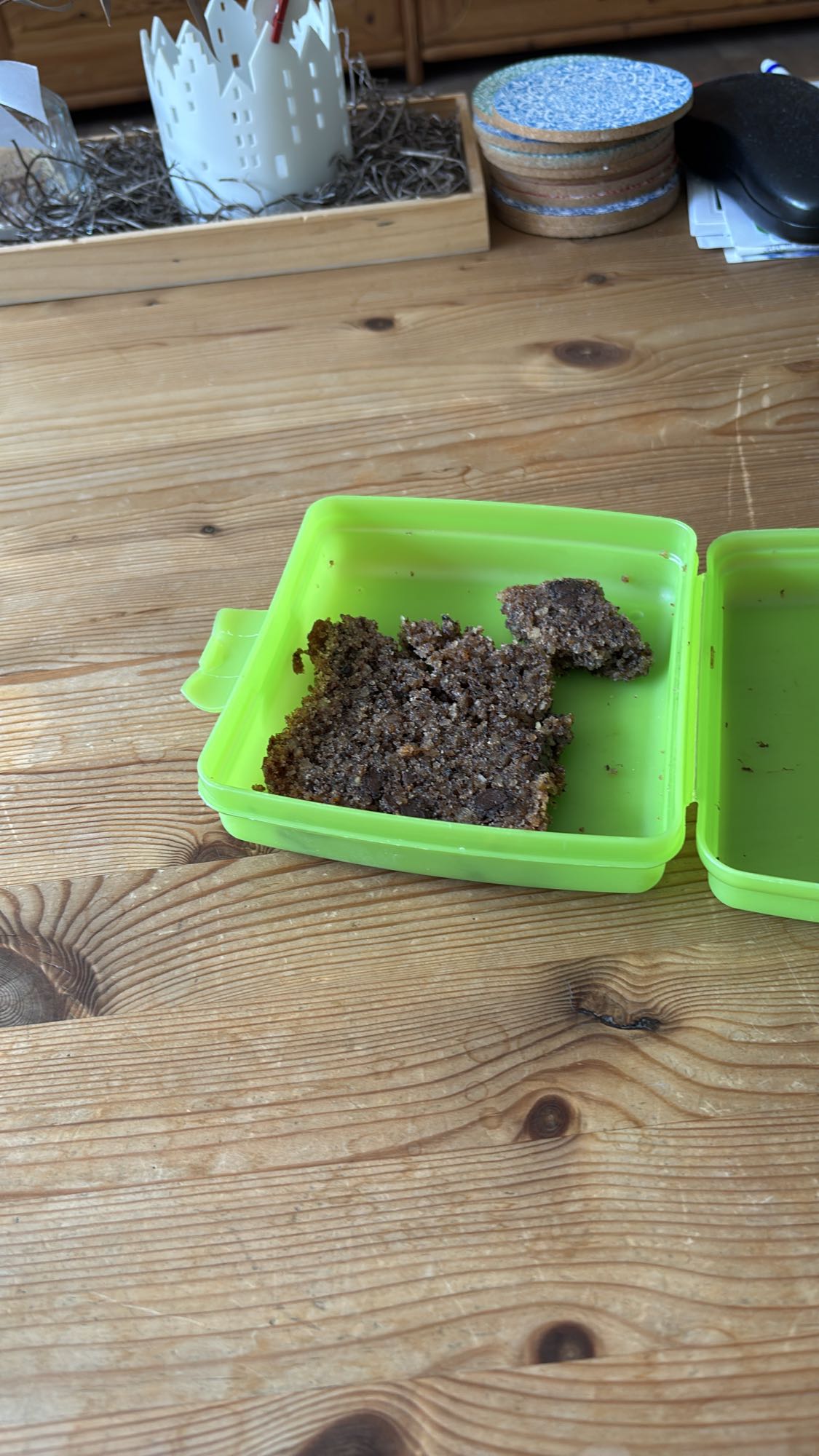 Stück Schokoladenkuchen