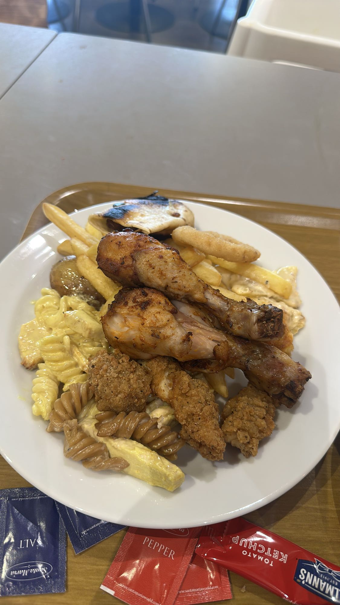 Blandad tallrik med kyckling