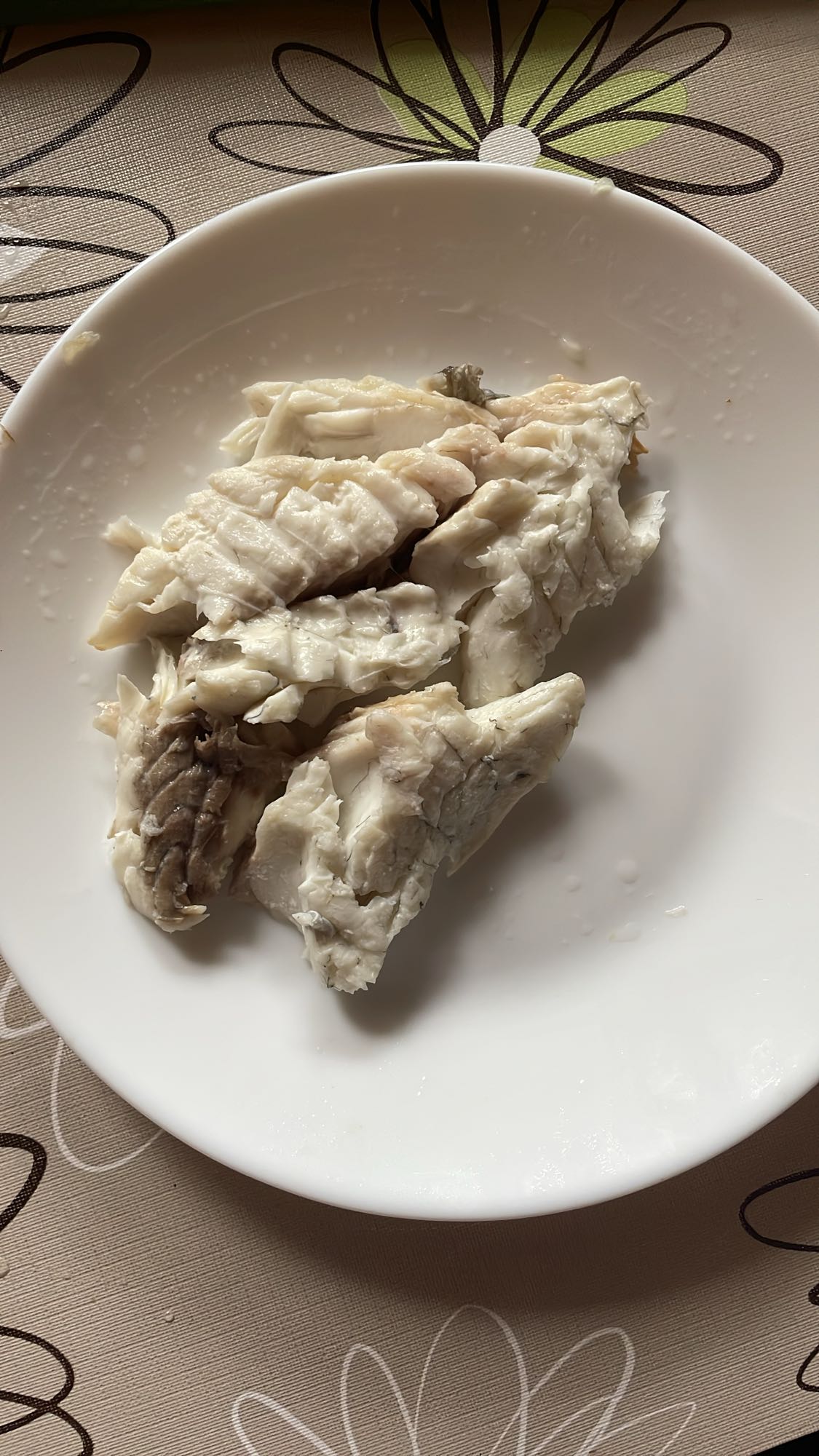 File de pește fiert