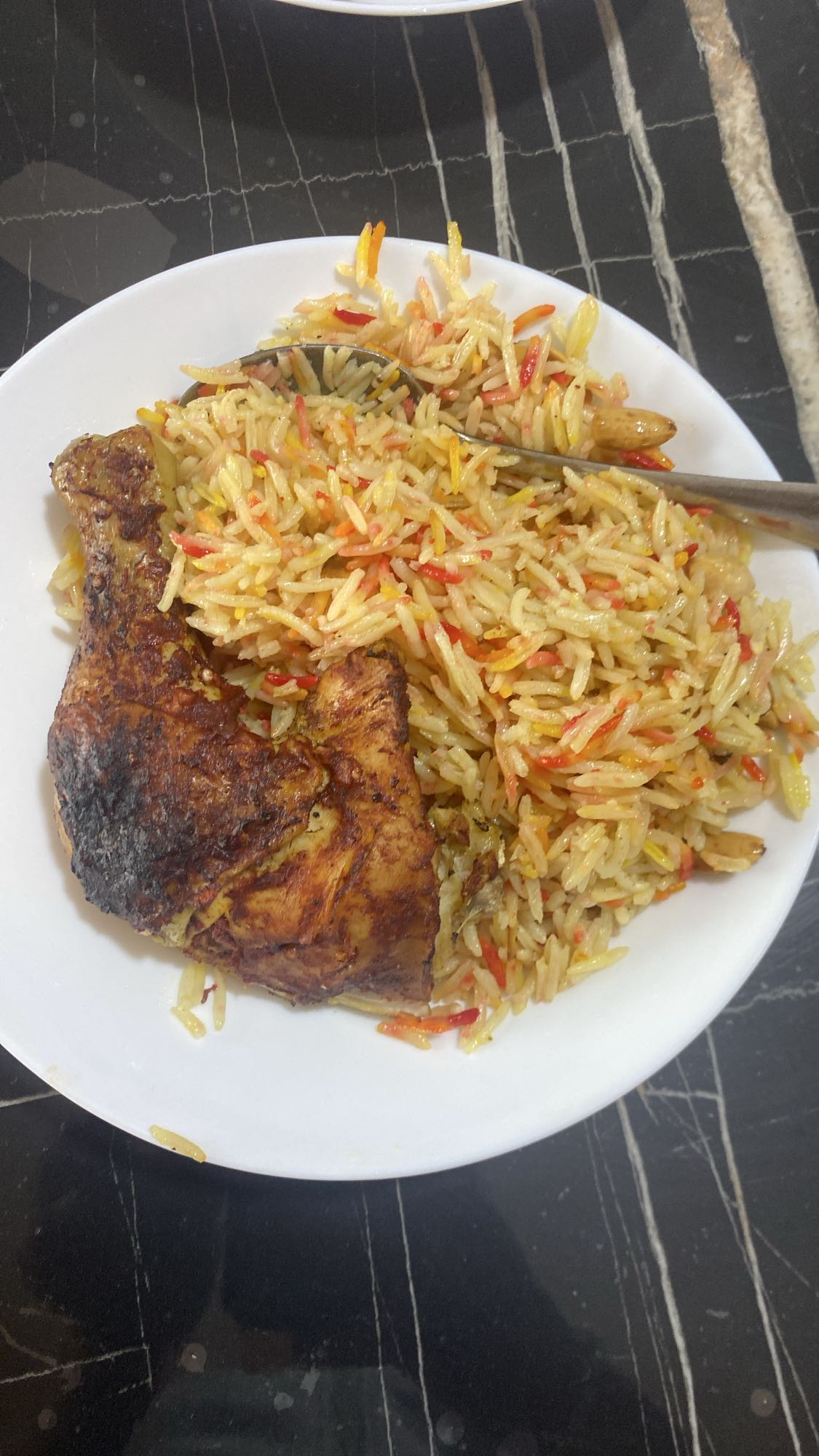 Kyckling med kryddris