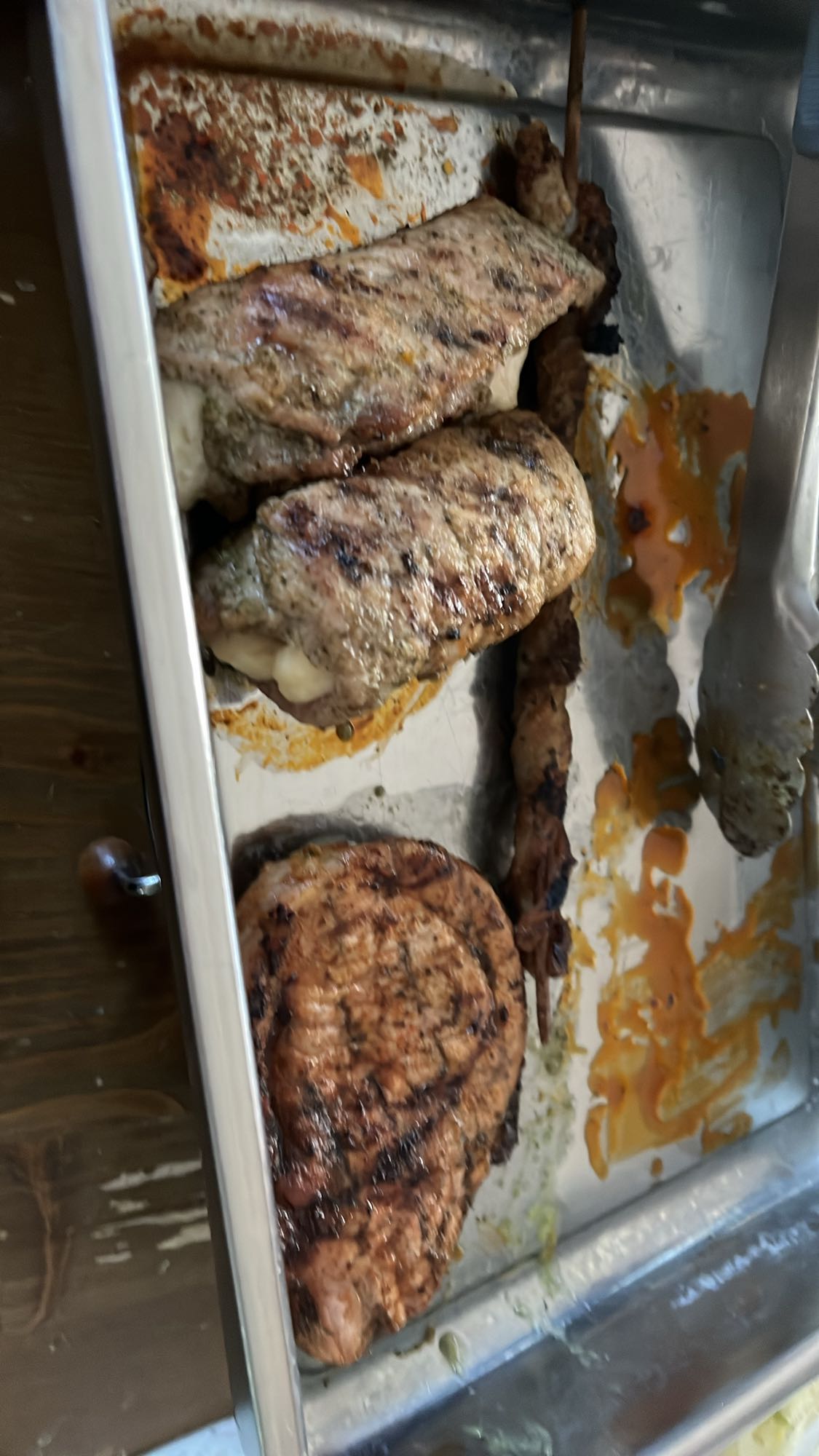 Gegrilltes Fleischplatte