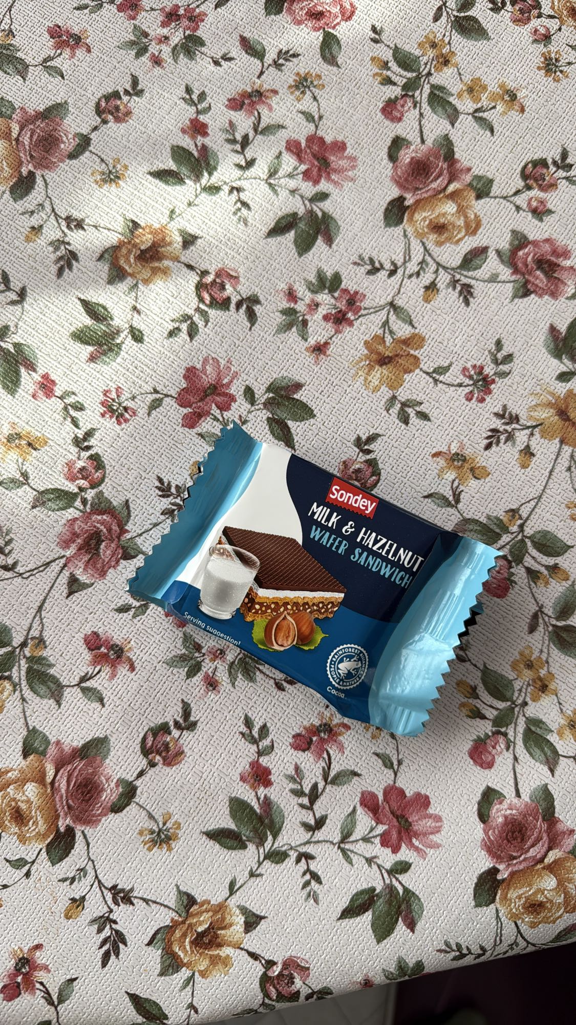 Sandviș cu lapte și alune