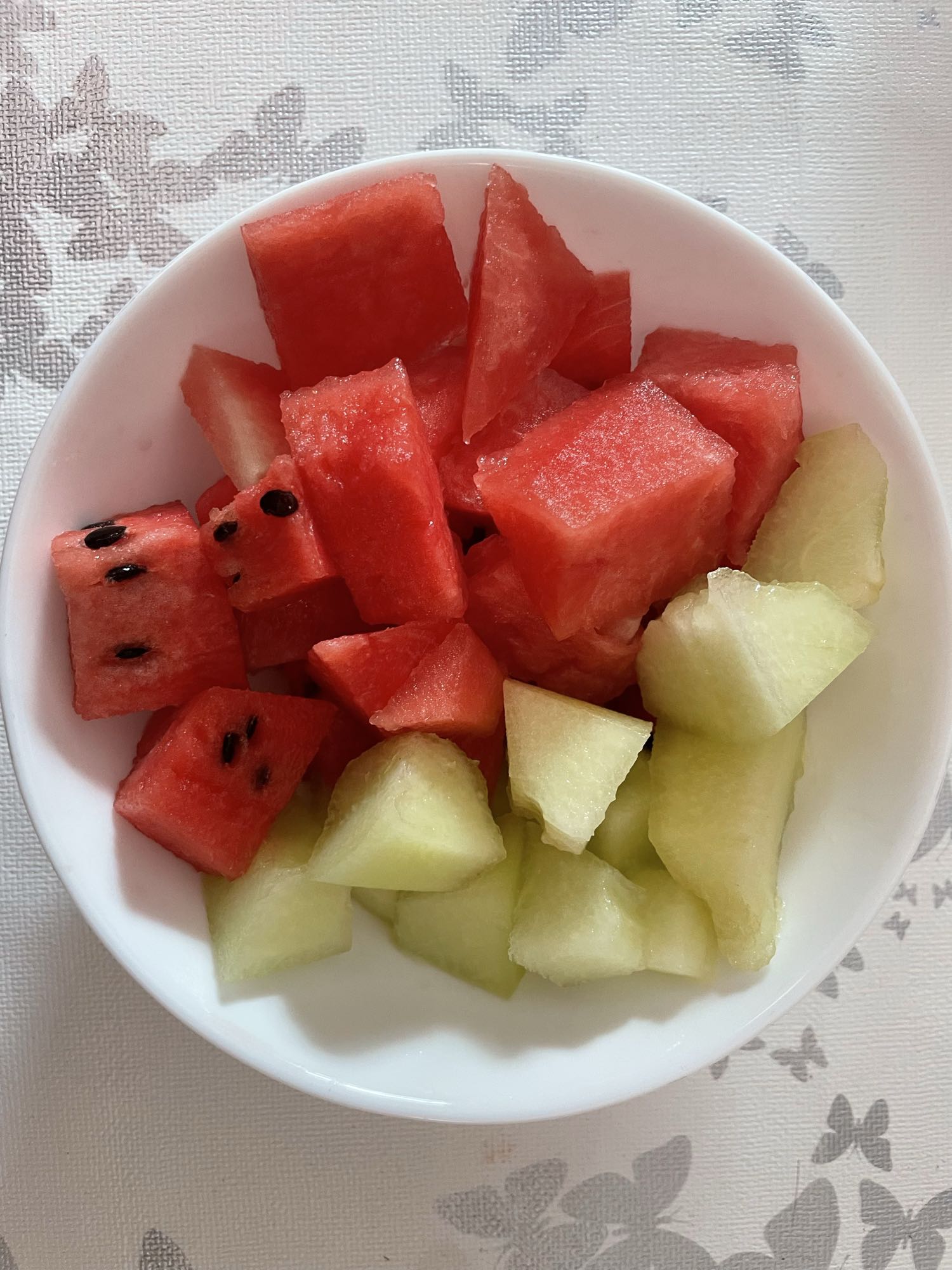 Karpuz ve kavun salatası