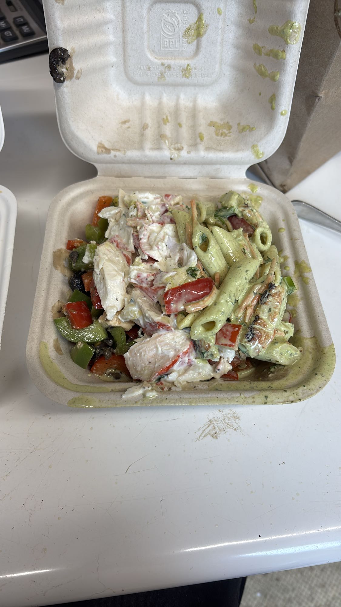 Salade de goberge au poulet