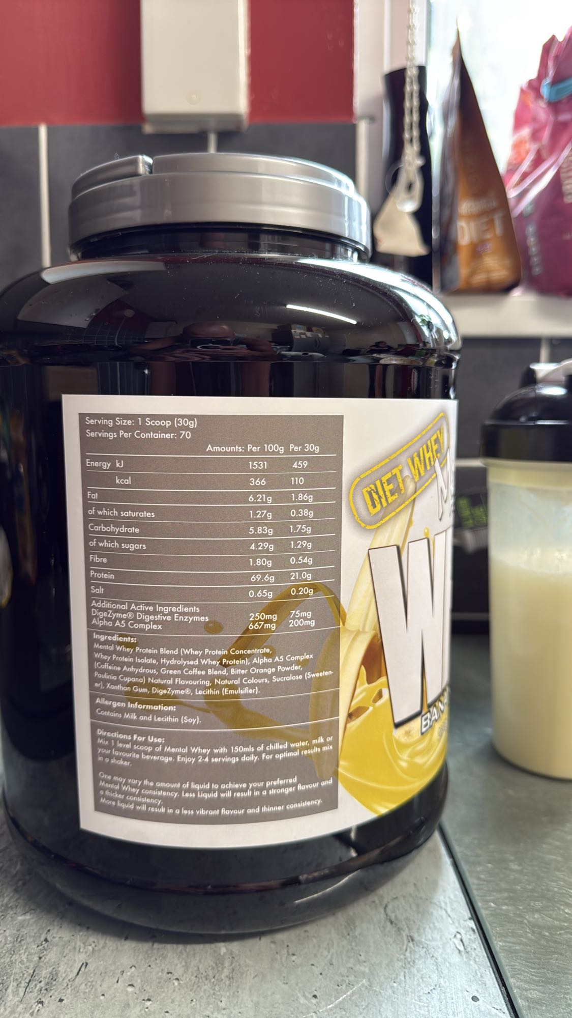 Banana Whey Shake