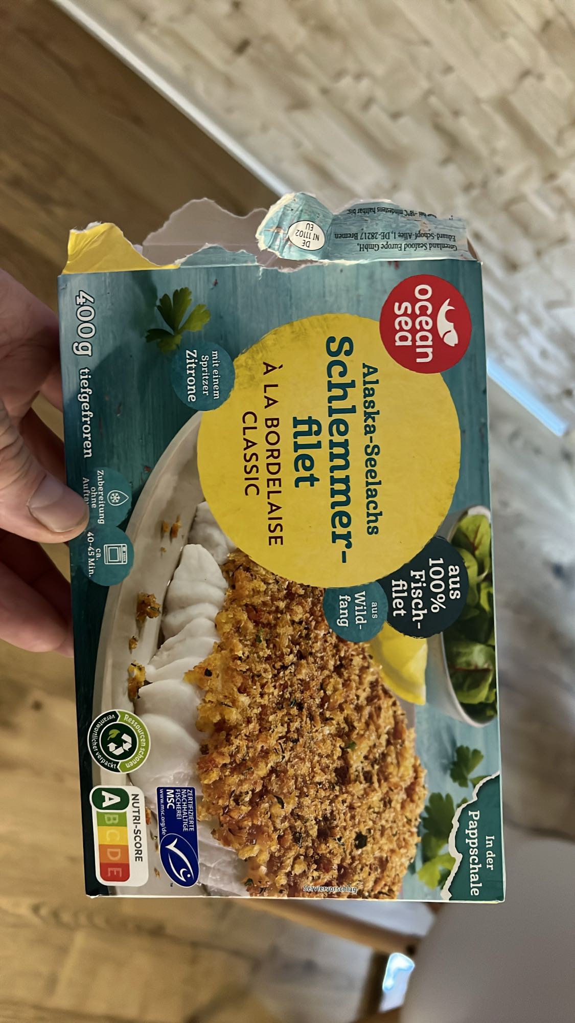 Filet z mintaja w panierce