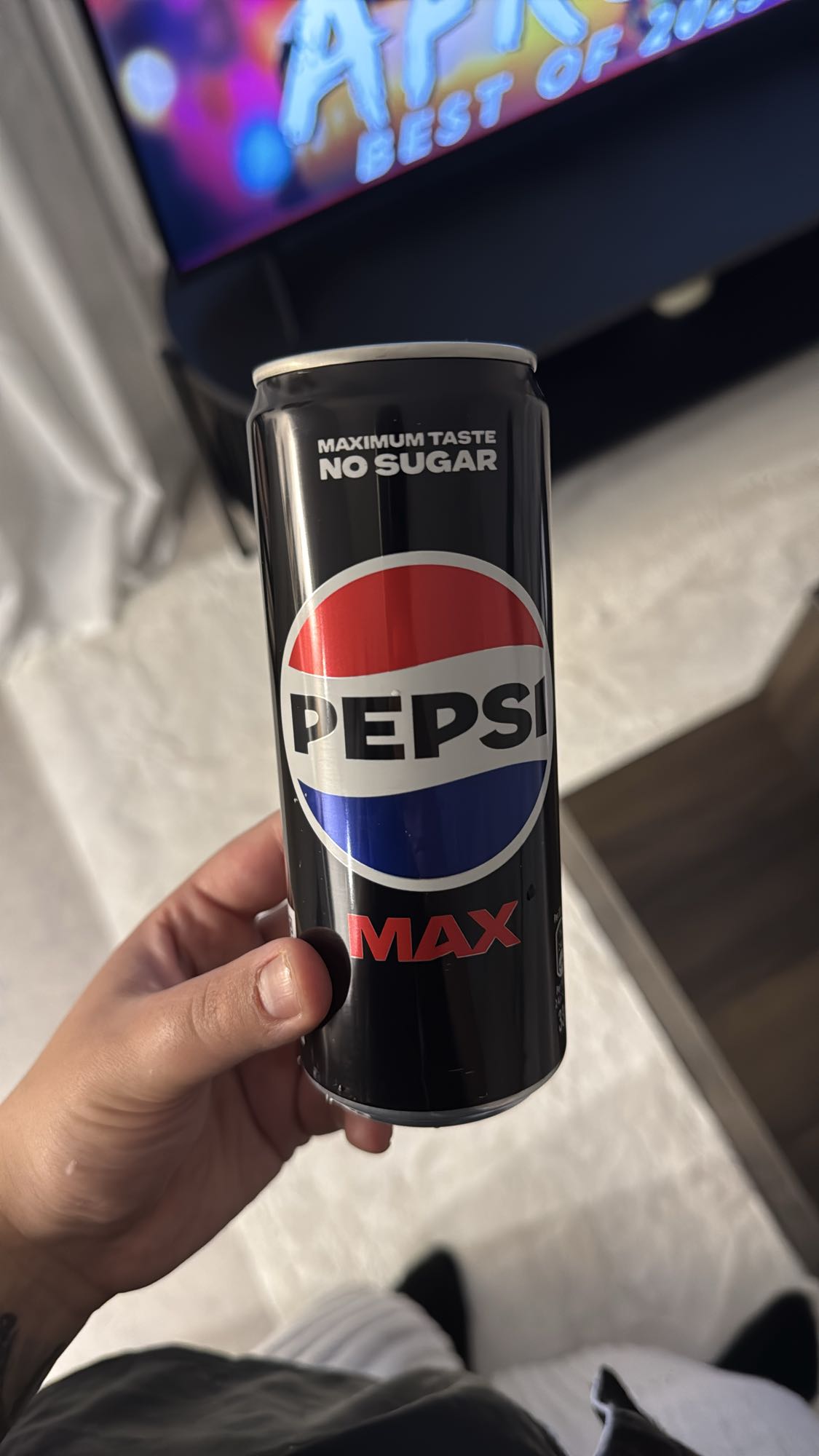 Pepsi Max burk