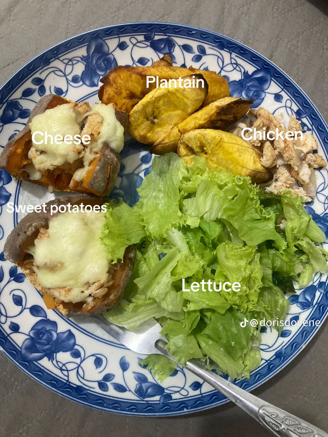 Stuffed Sweet Potato Plate