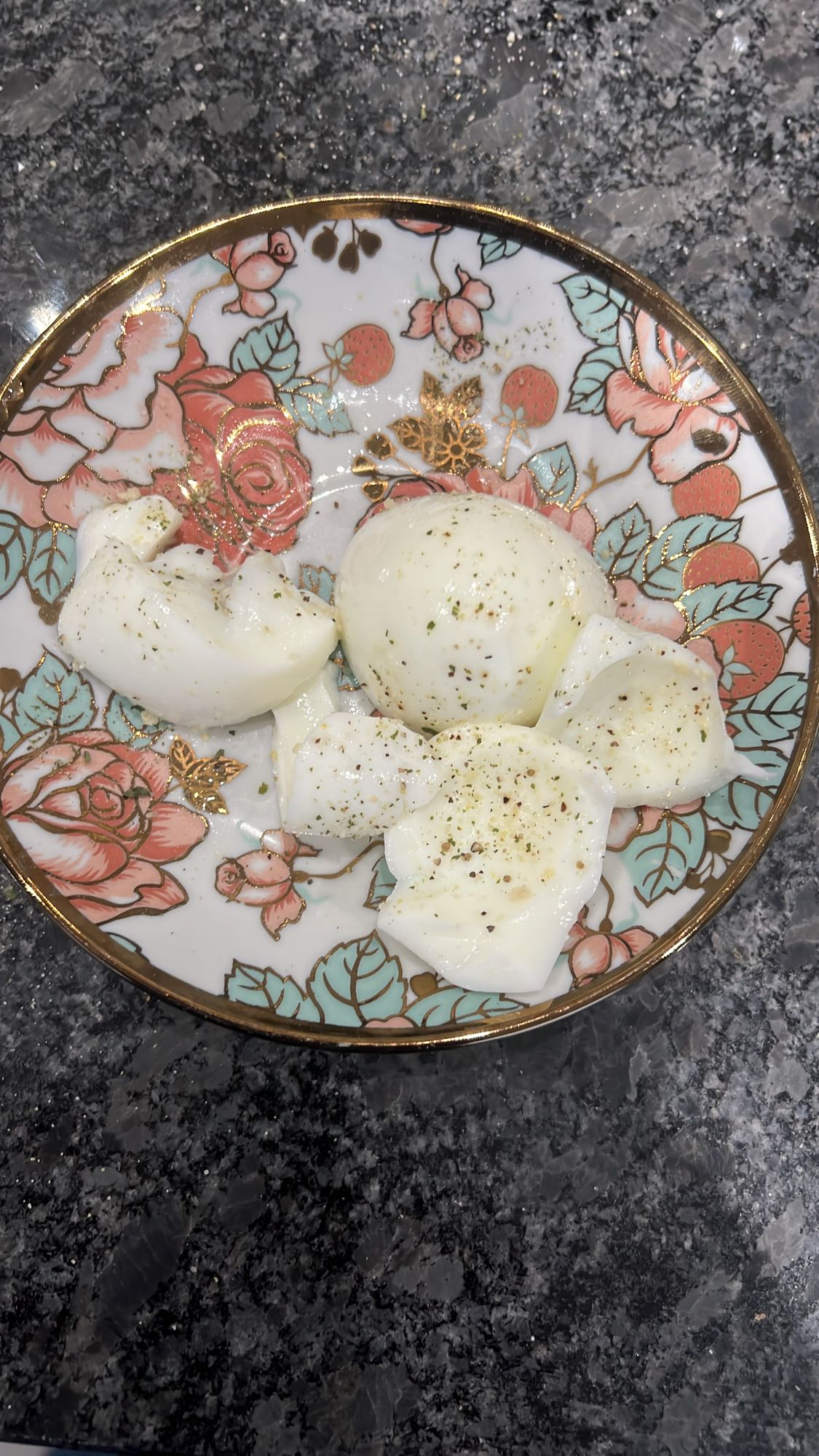 Kokt eggehvite med krydder