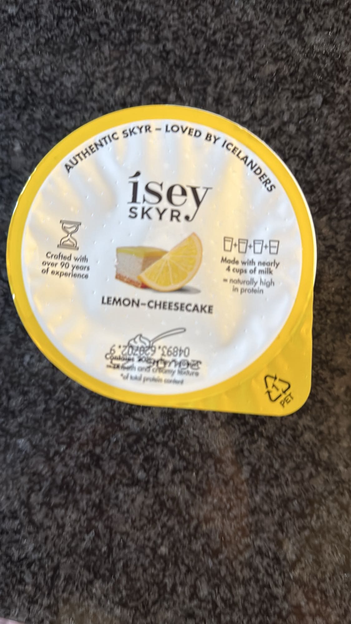 Skyr citroen cheesecake