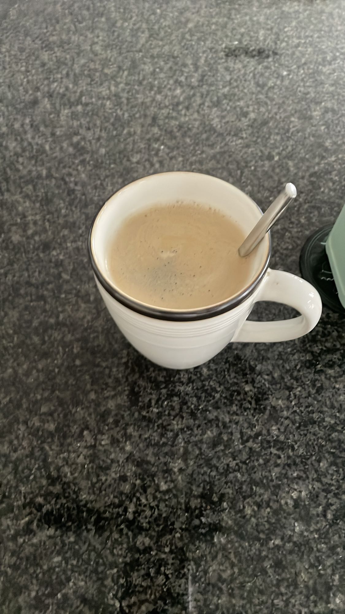 kopje koffie met melk
