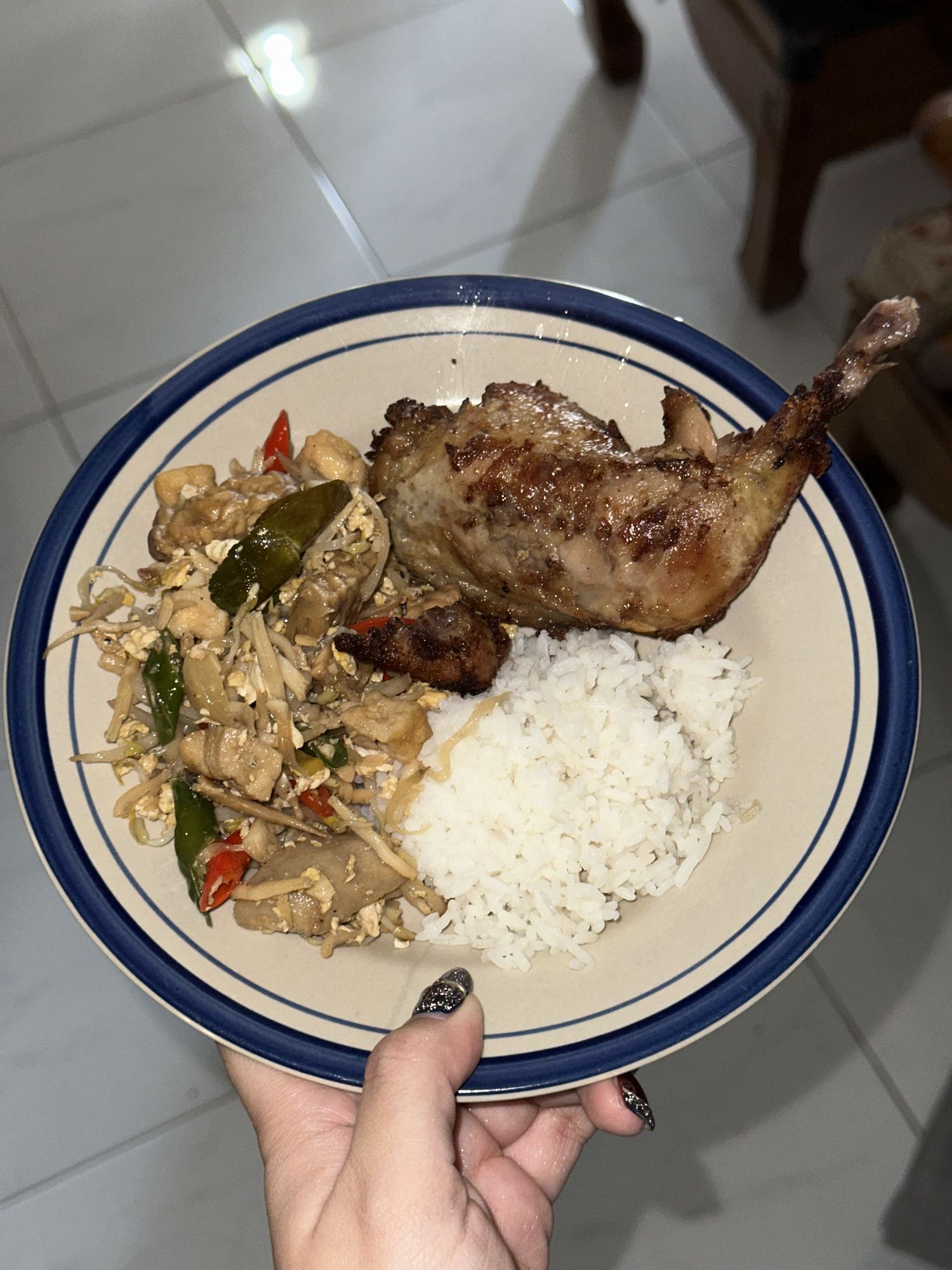 Grilled Chicken Rice Plate