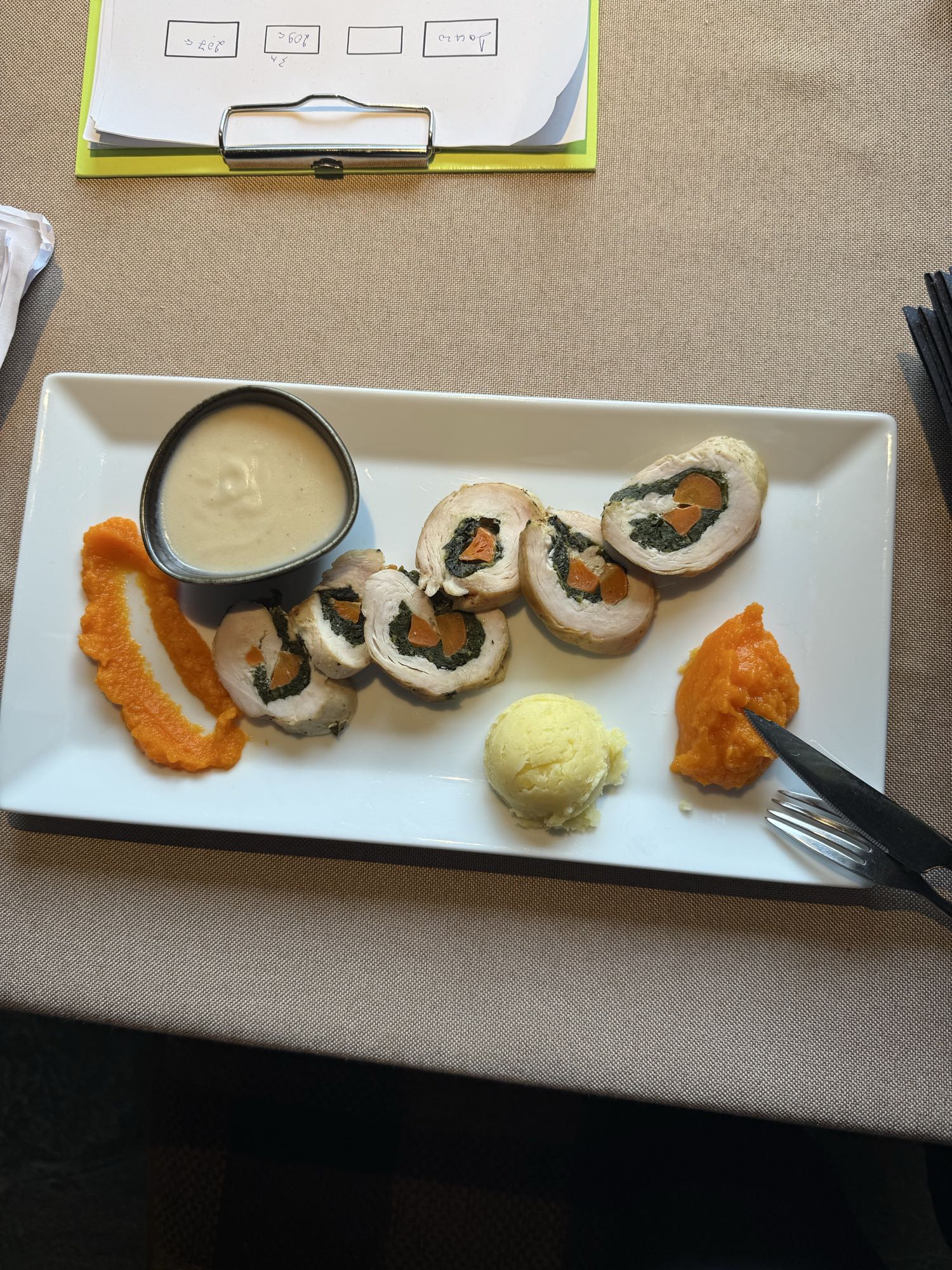 Stuffed Chicken Plate