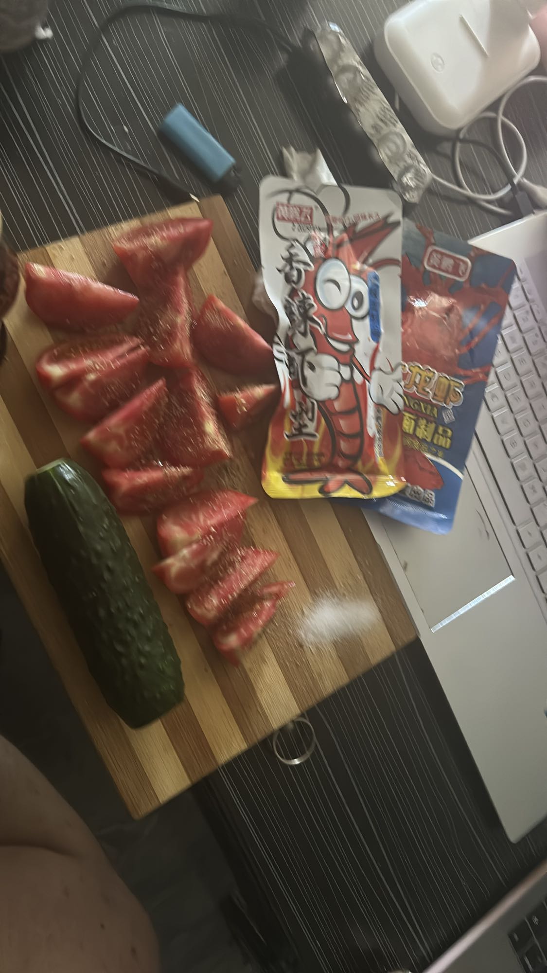 Tomato Cucumber Snack