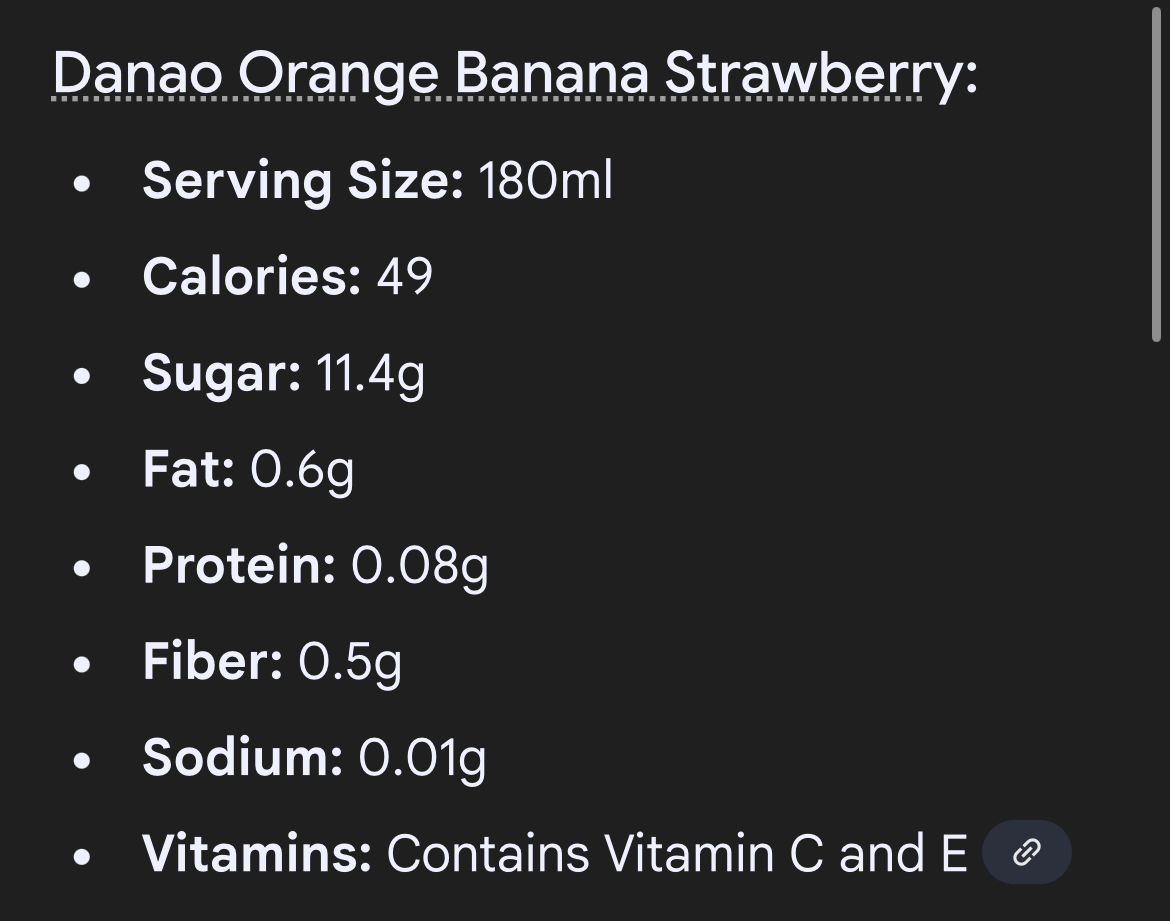 Orange Banana Strawberry Juice