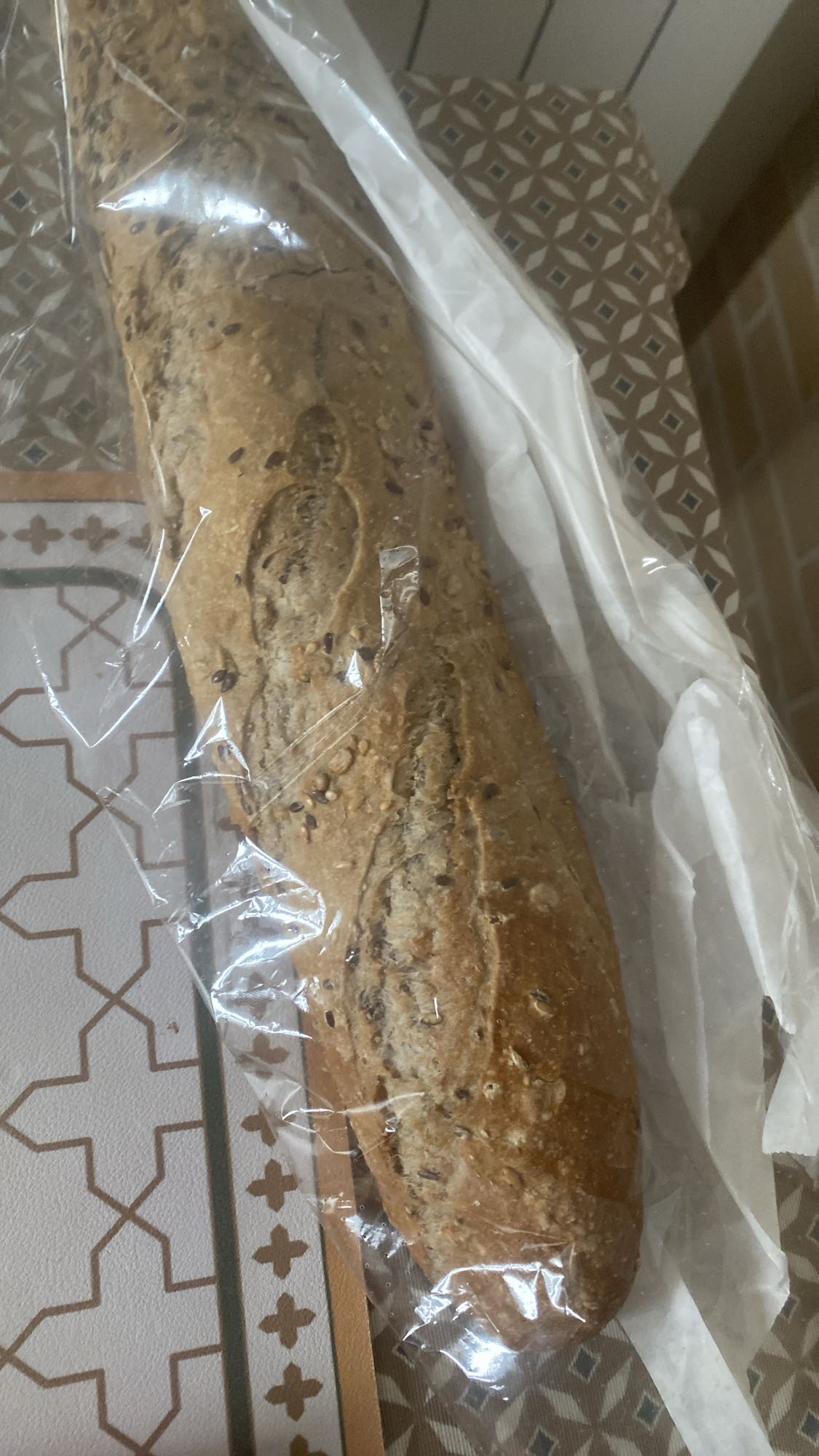 baguette integral semillas