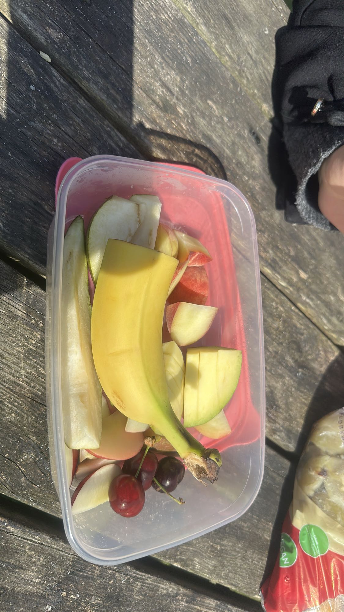 Fruktsallad picknick