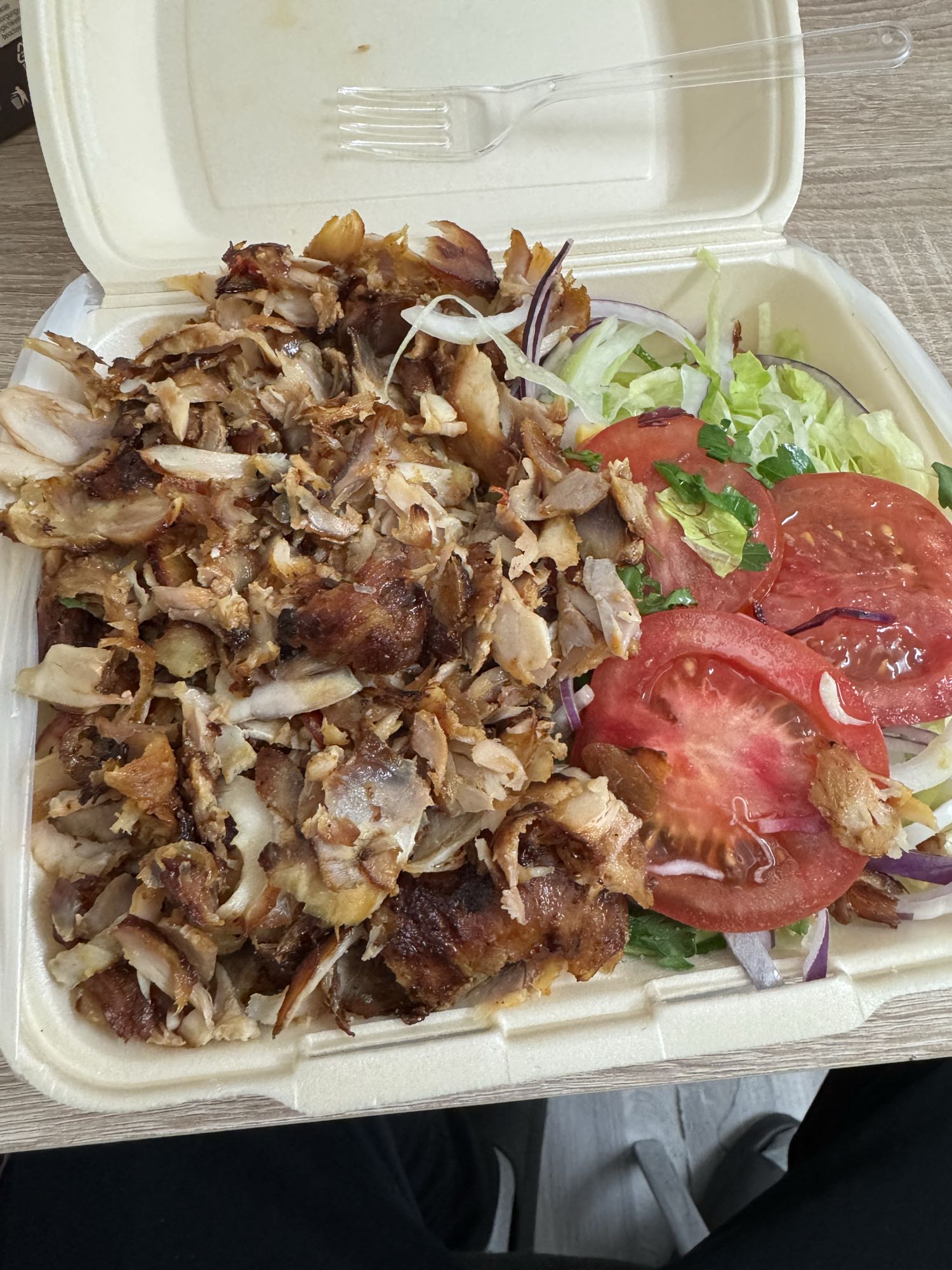 Döner mit Salat