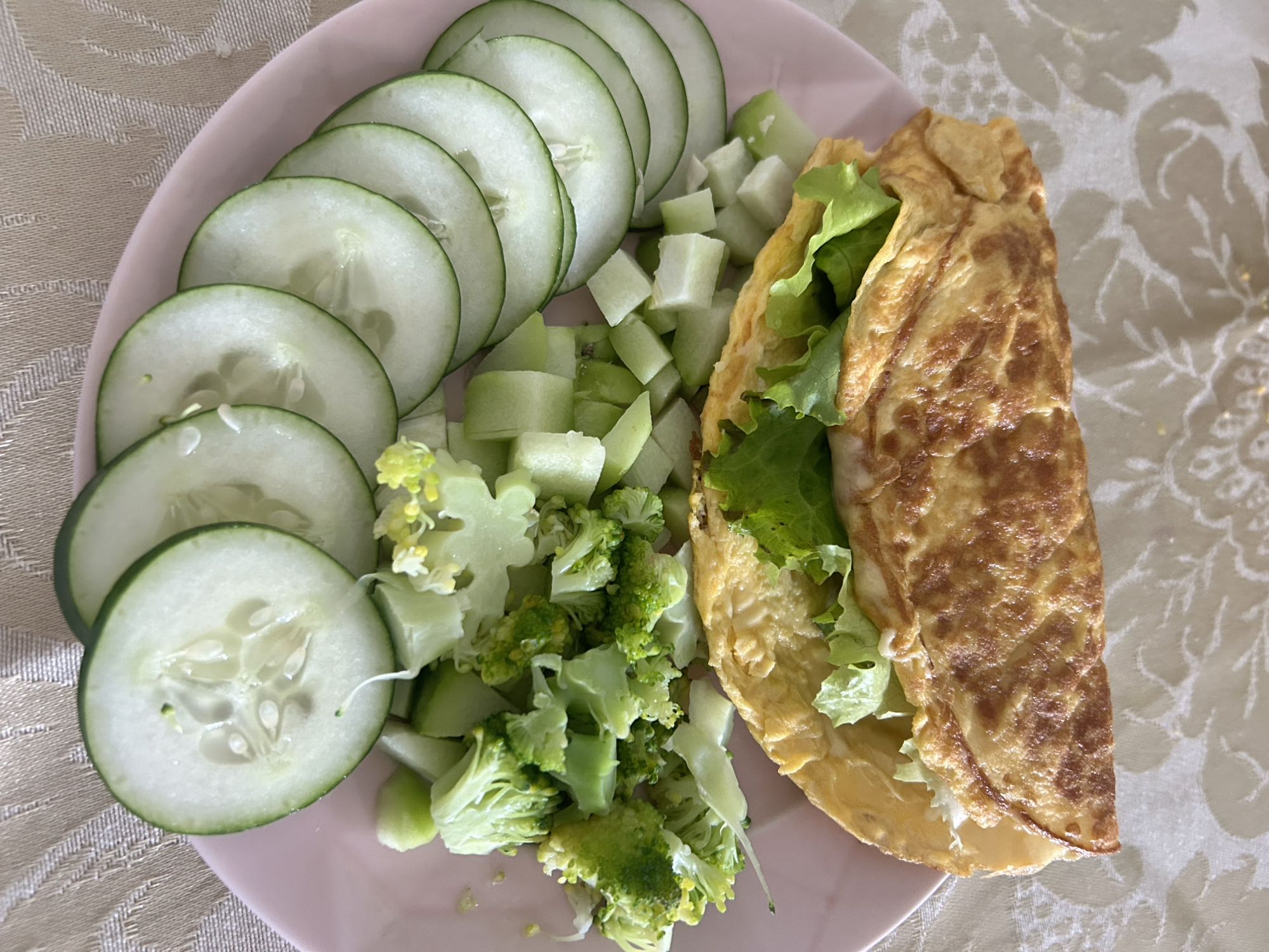 Omelete com vegetais
