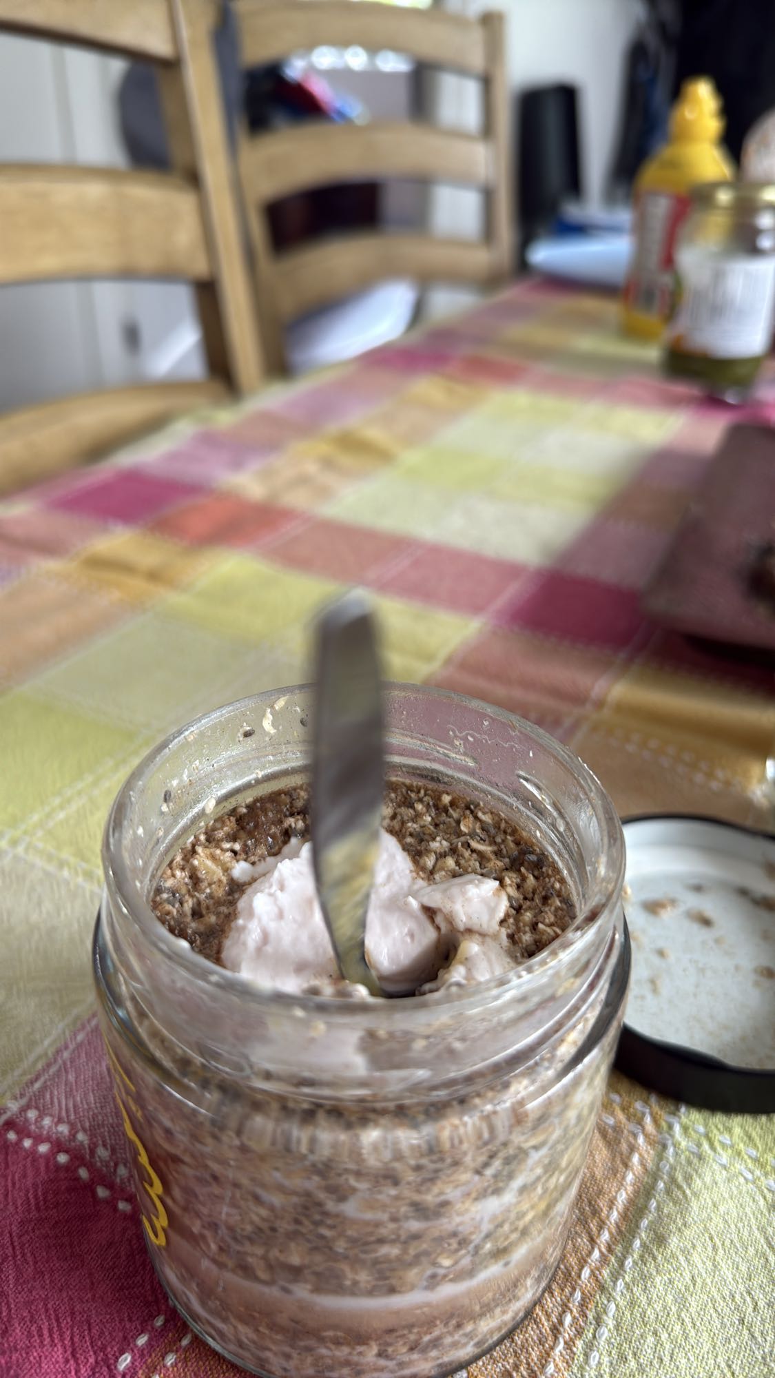 Flocons d'avoine au yaourt