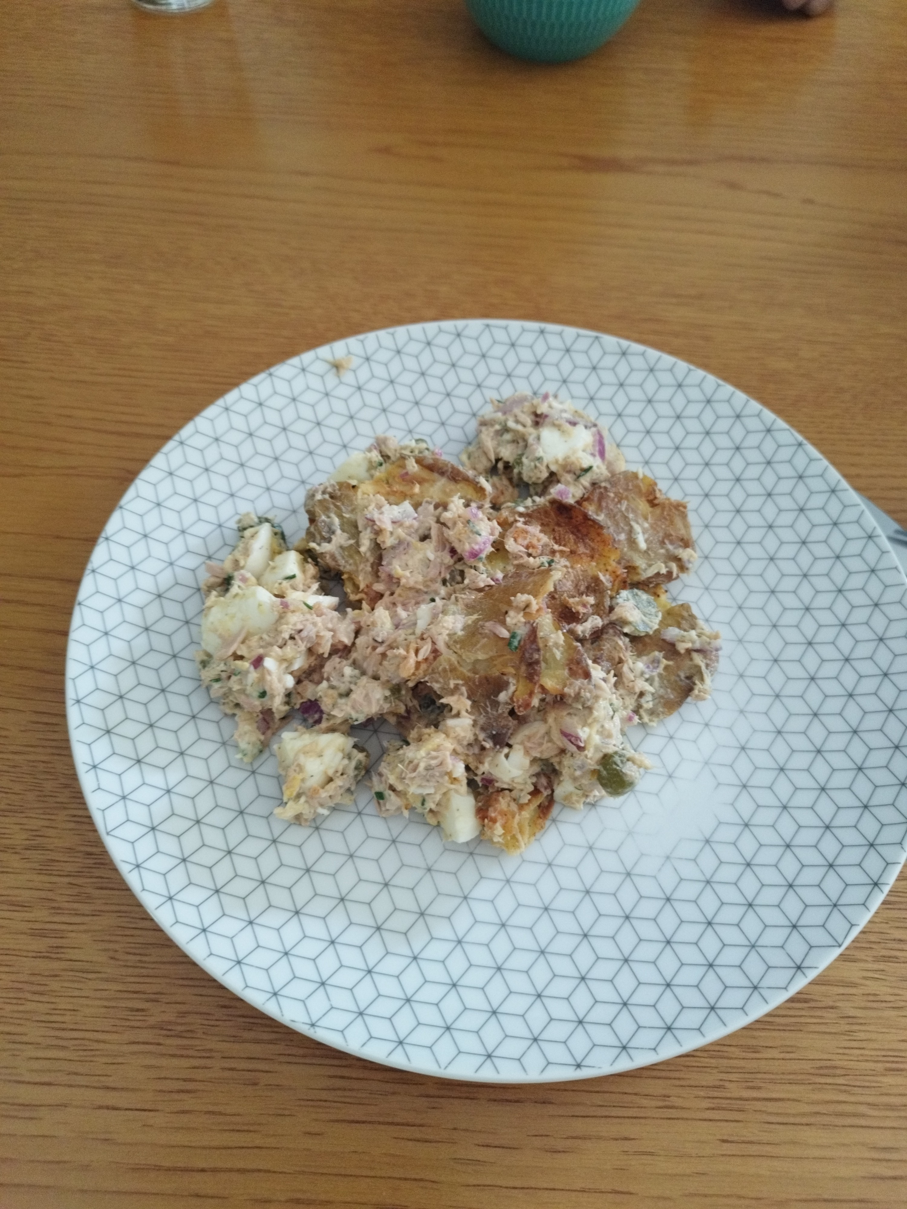 Salade de thon et pommes