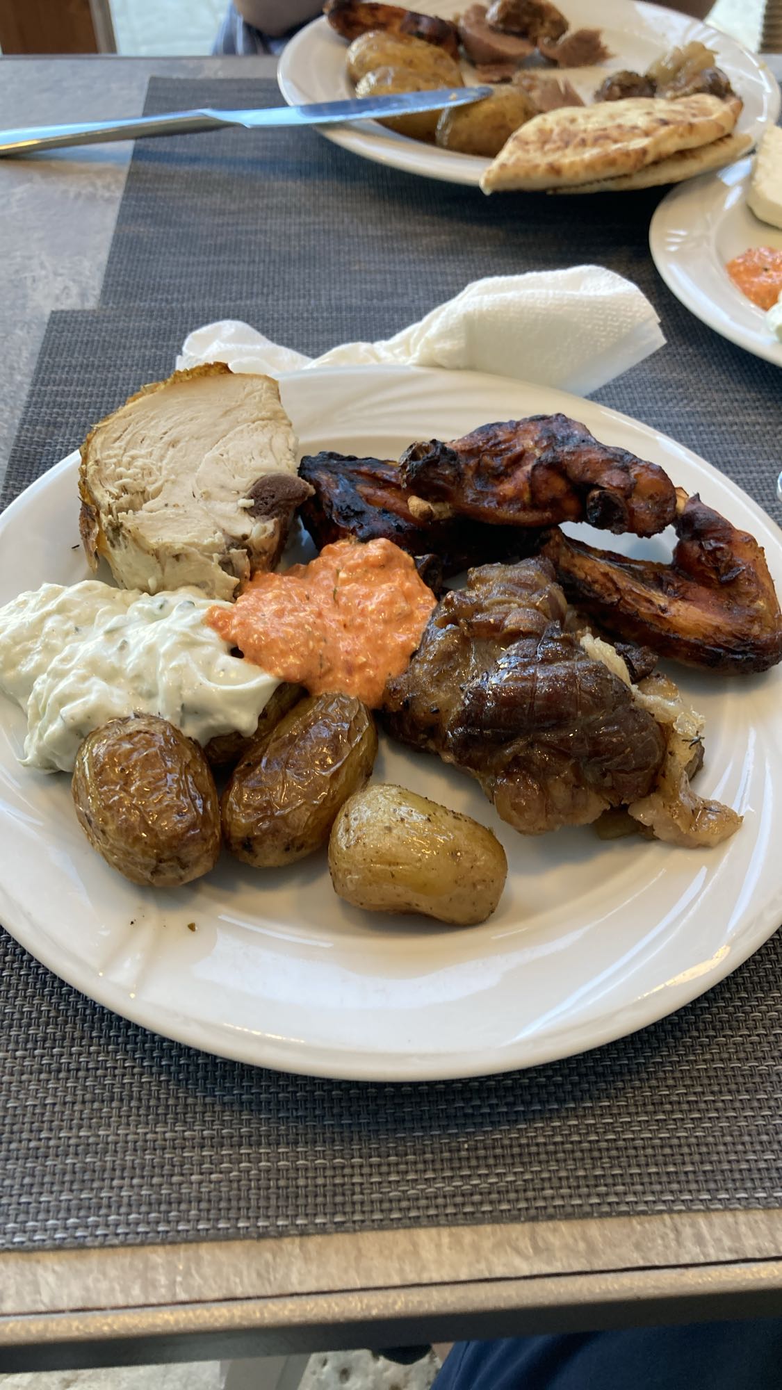 Grilltallrik med såser