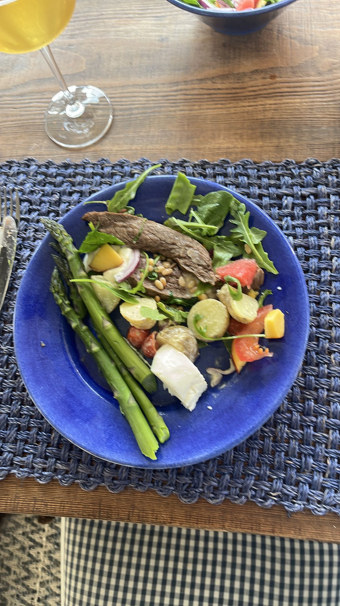 Somrig sallad med biff