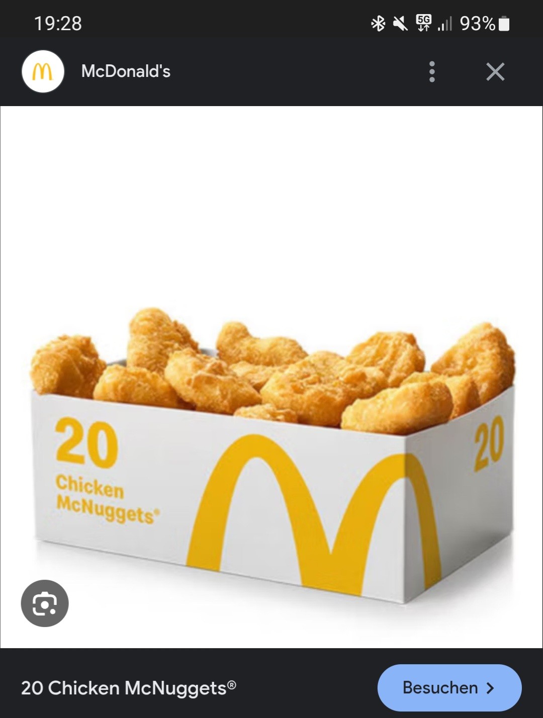 20 Chicken McNuggets