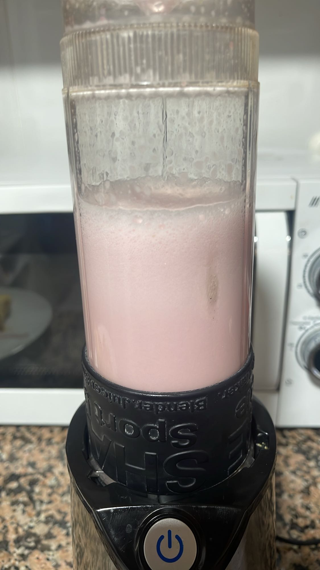 batido de fresa y leche