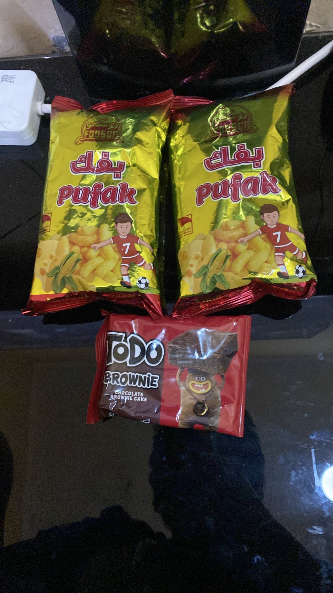 Pufak and Brownie Snack