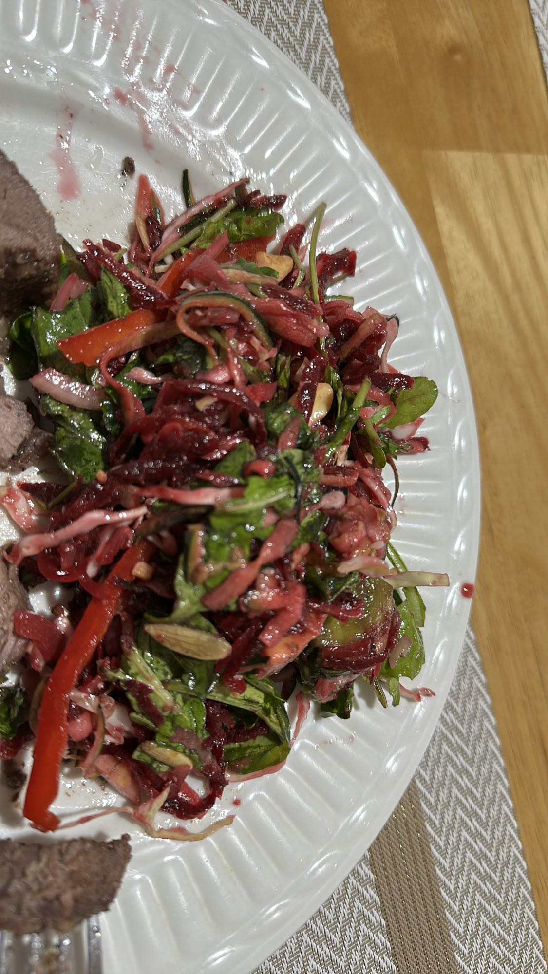 ensalada de remolacha y verduras