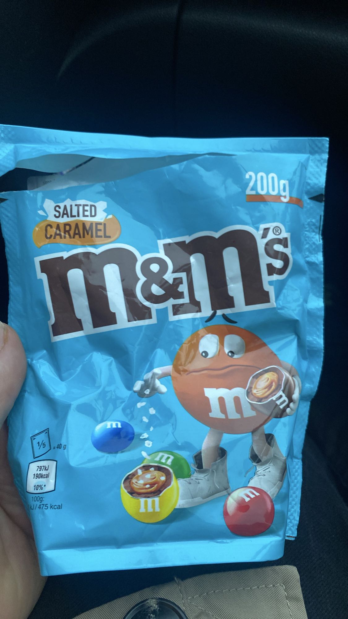 m&m's caramelo salado