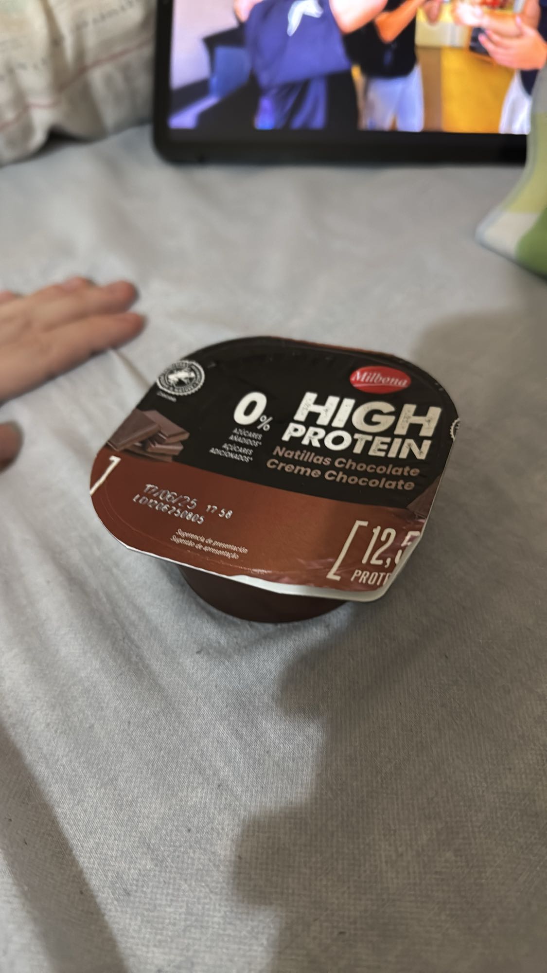 Natillas chocolate proteicas