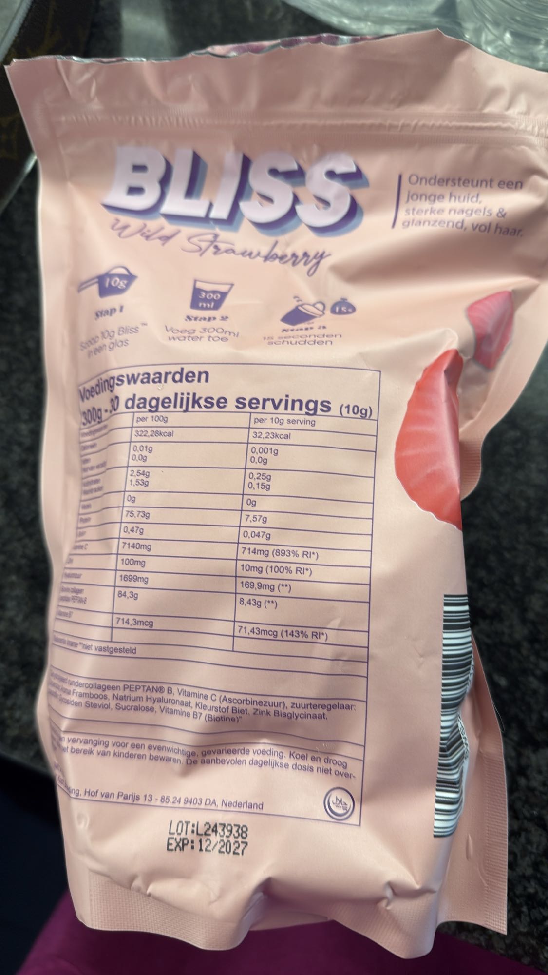 Bliss Wilde Aardbei Poeder