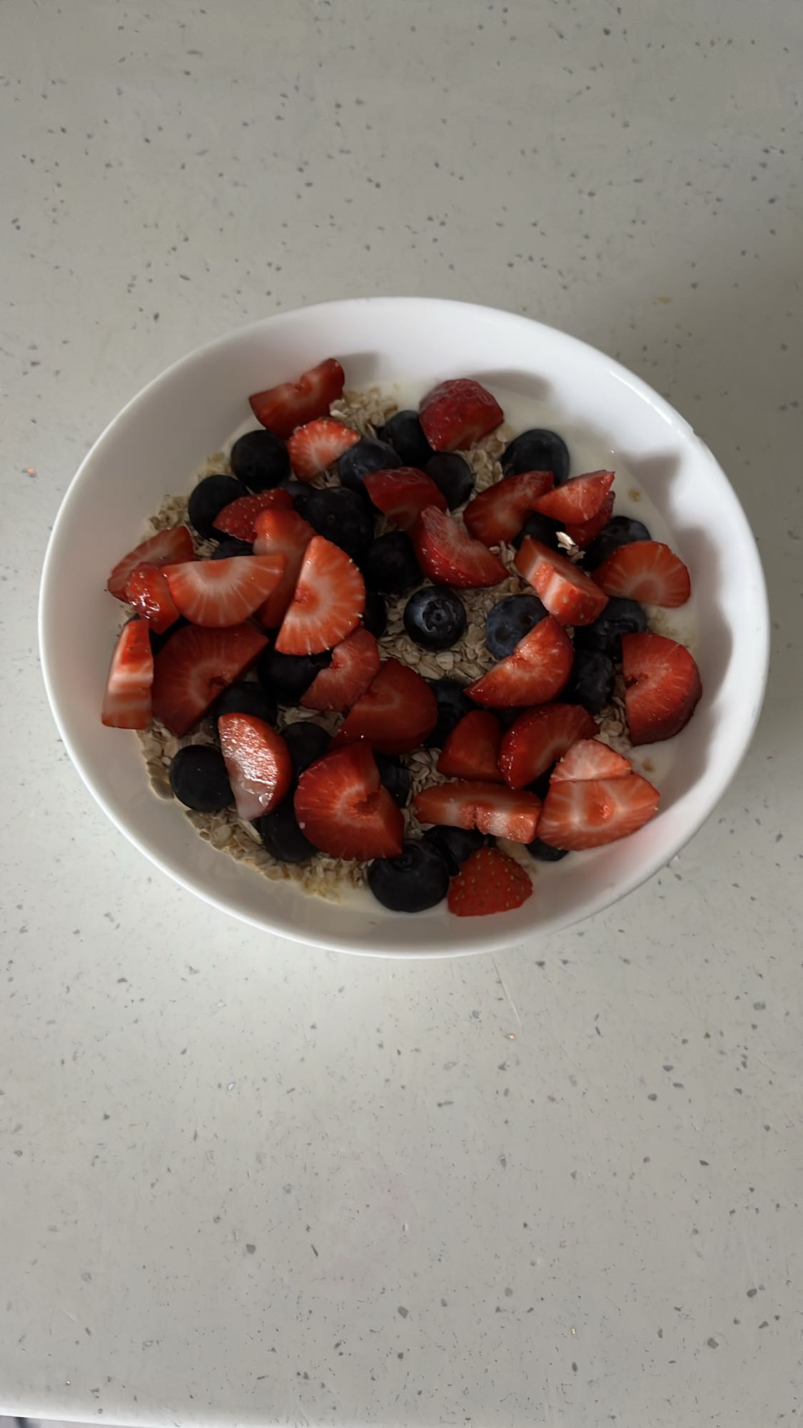 Fulgi ovăz cu fructe