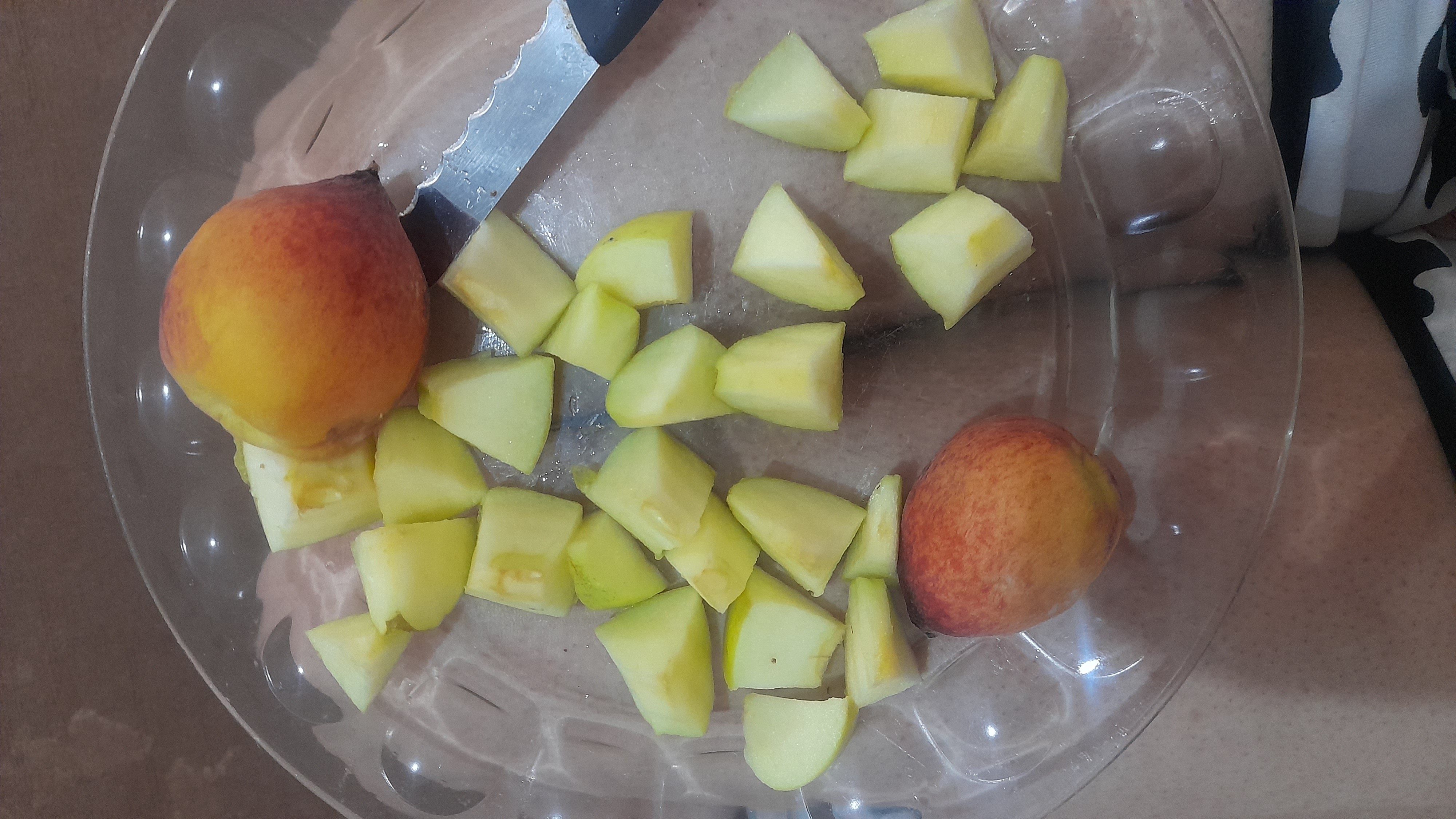 Peach and Apple Plate
