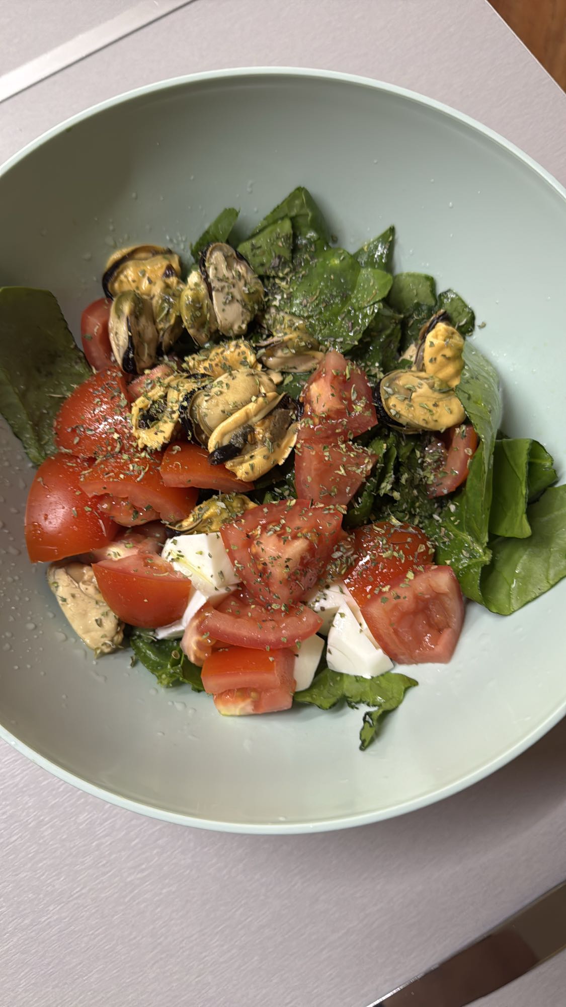 ensalada de mejillones