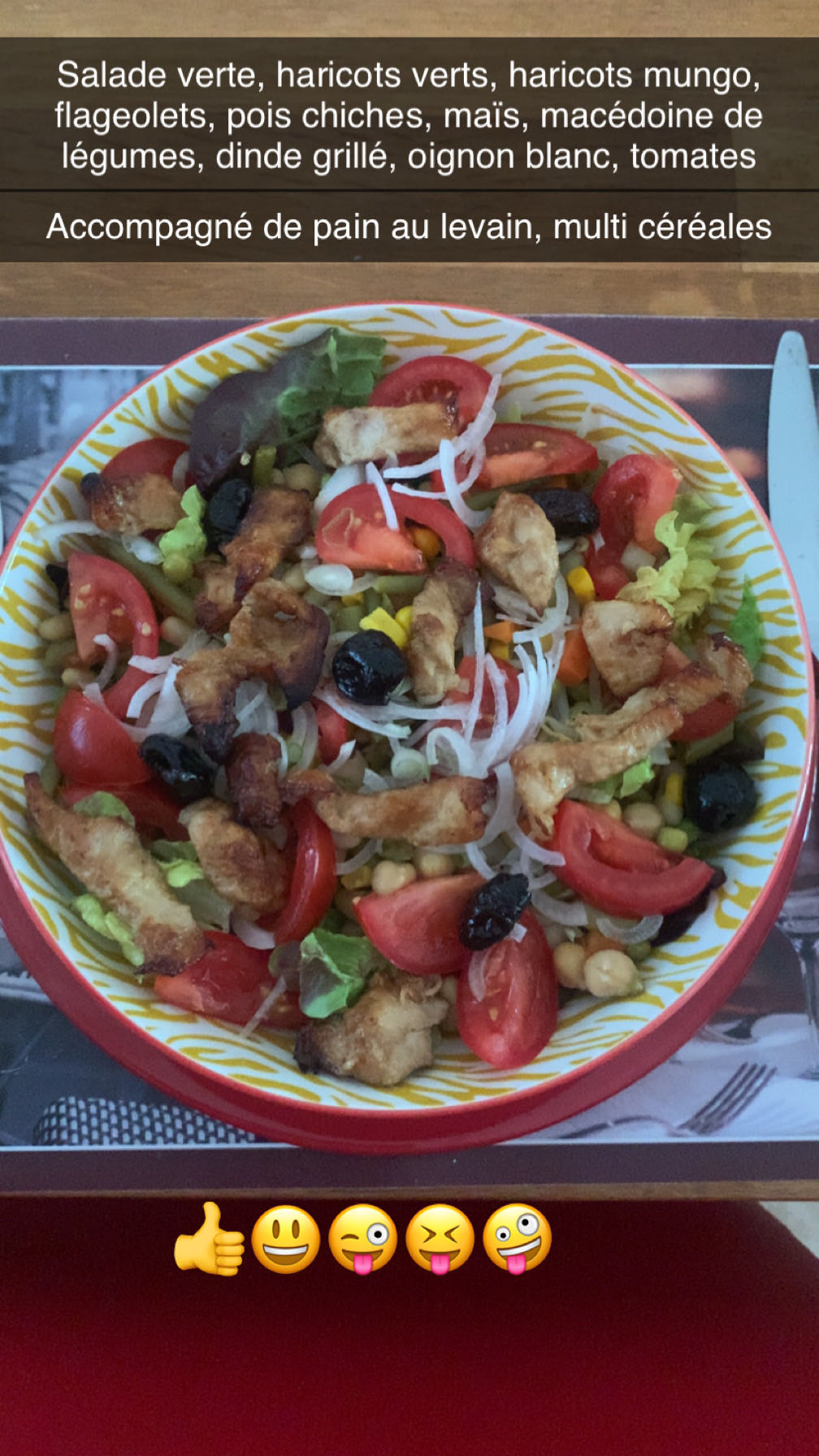 Salade dinde multigrains