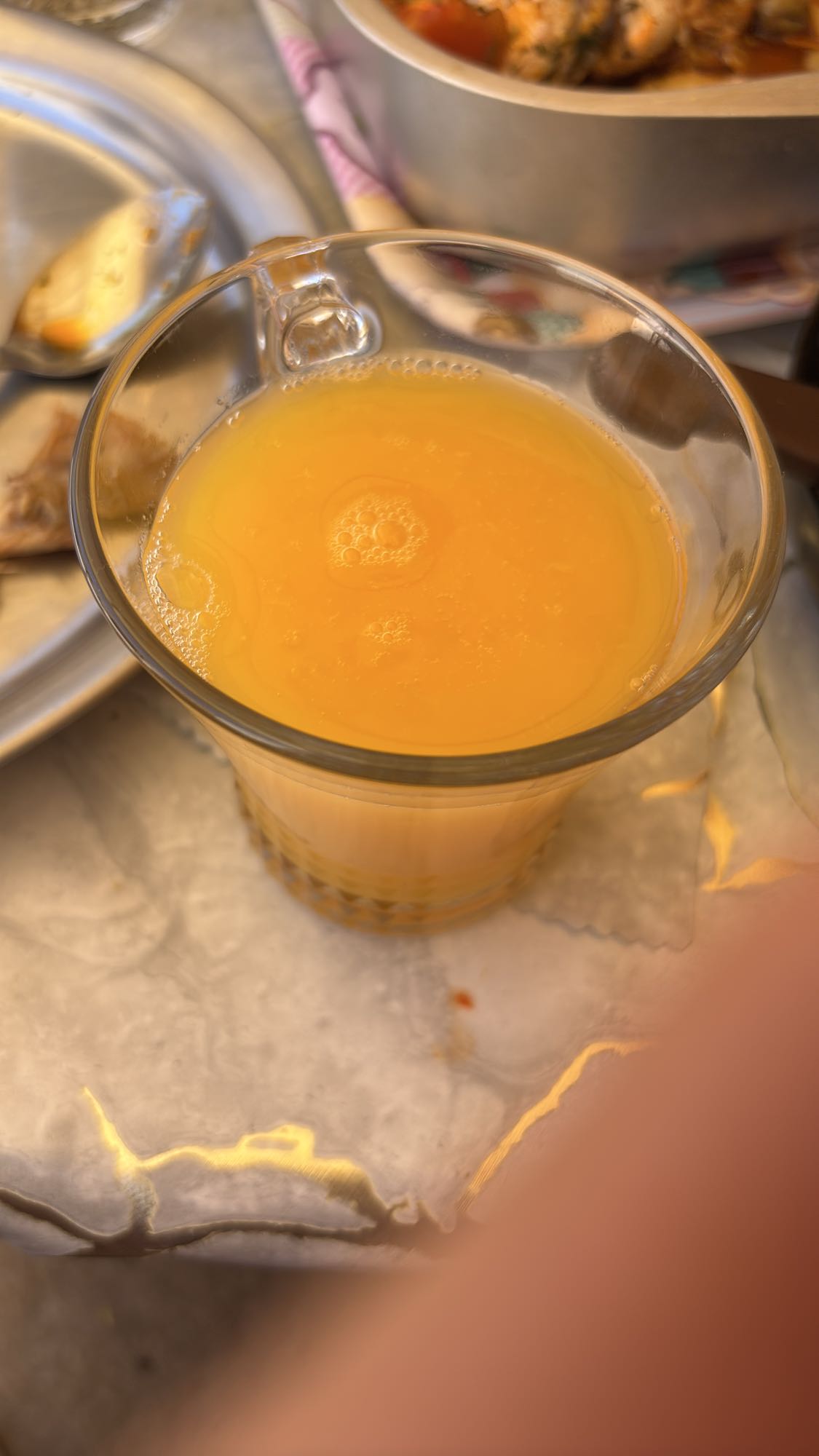 verre de jus d'orange