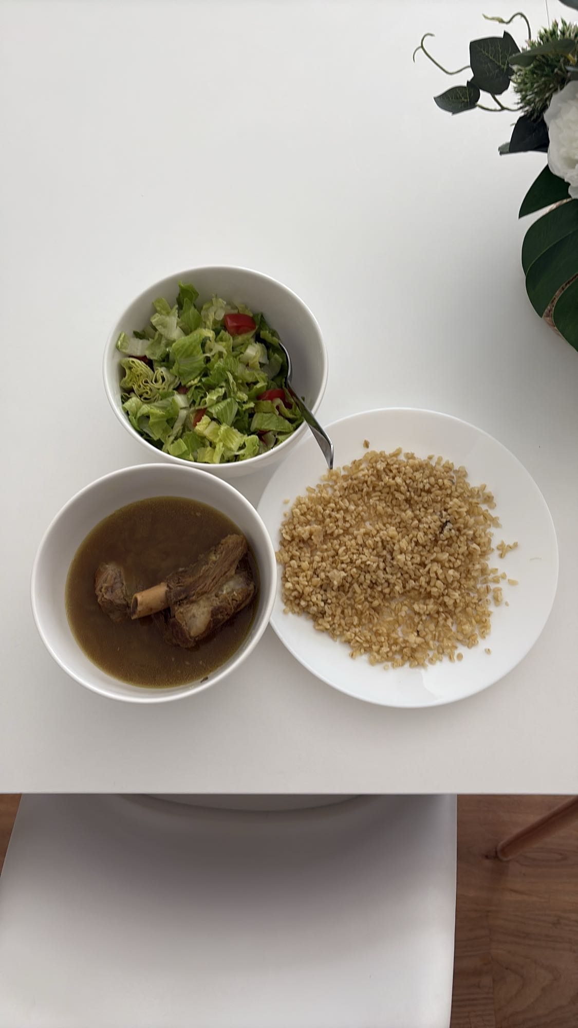 Lamb stew with bulgur