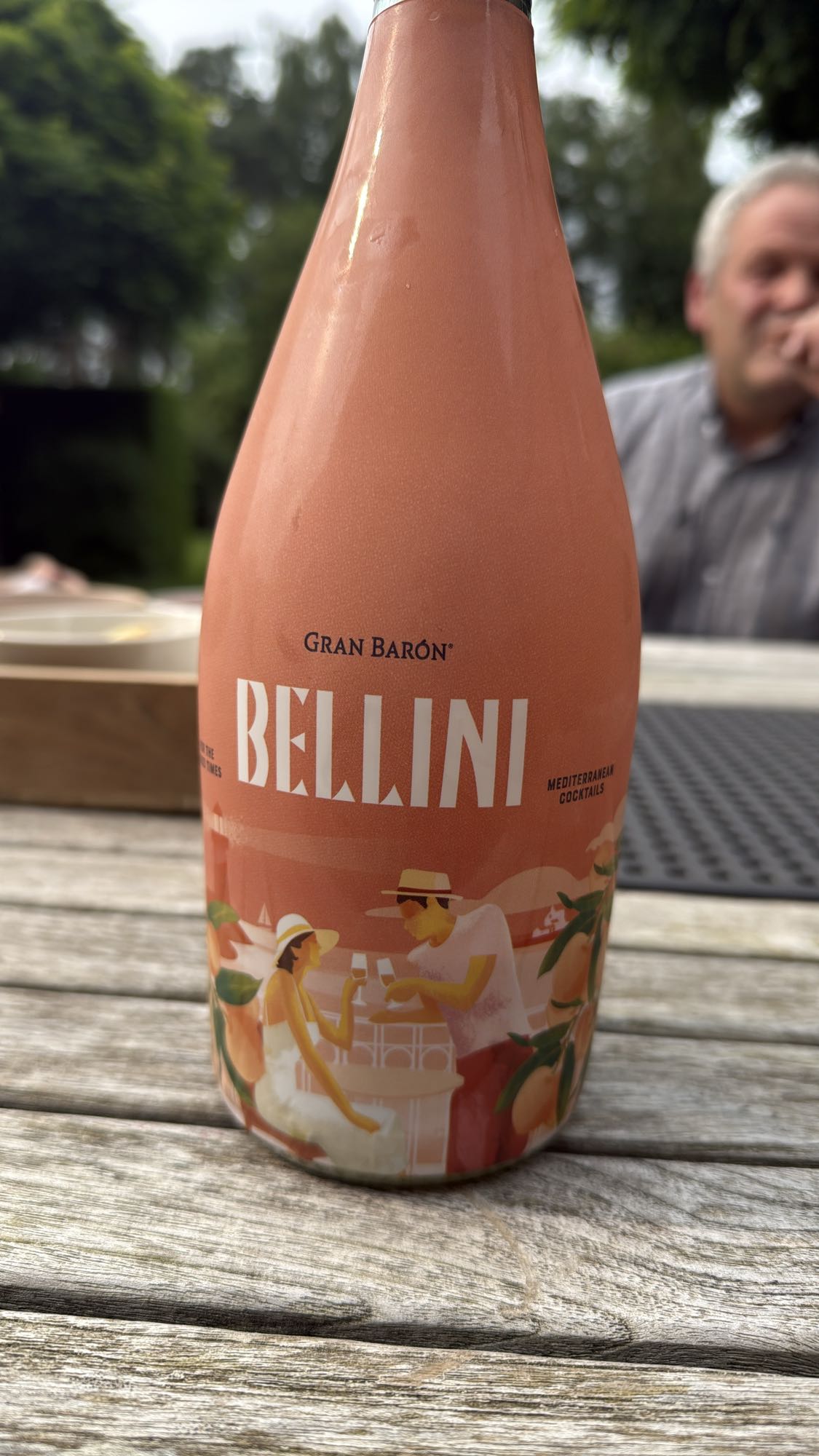 Bellini cocktail
