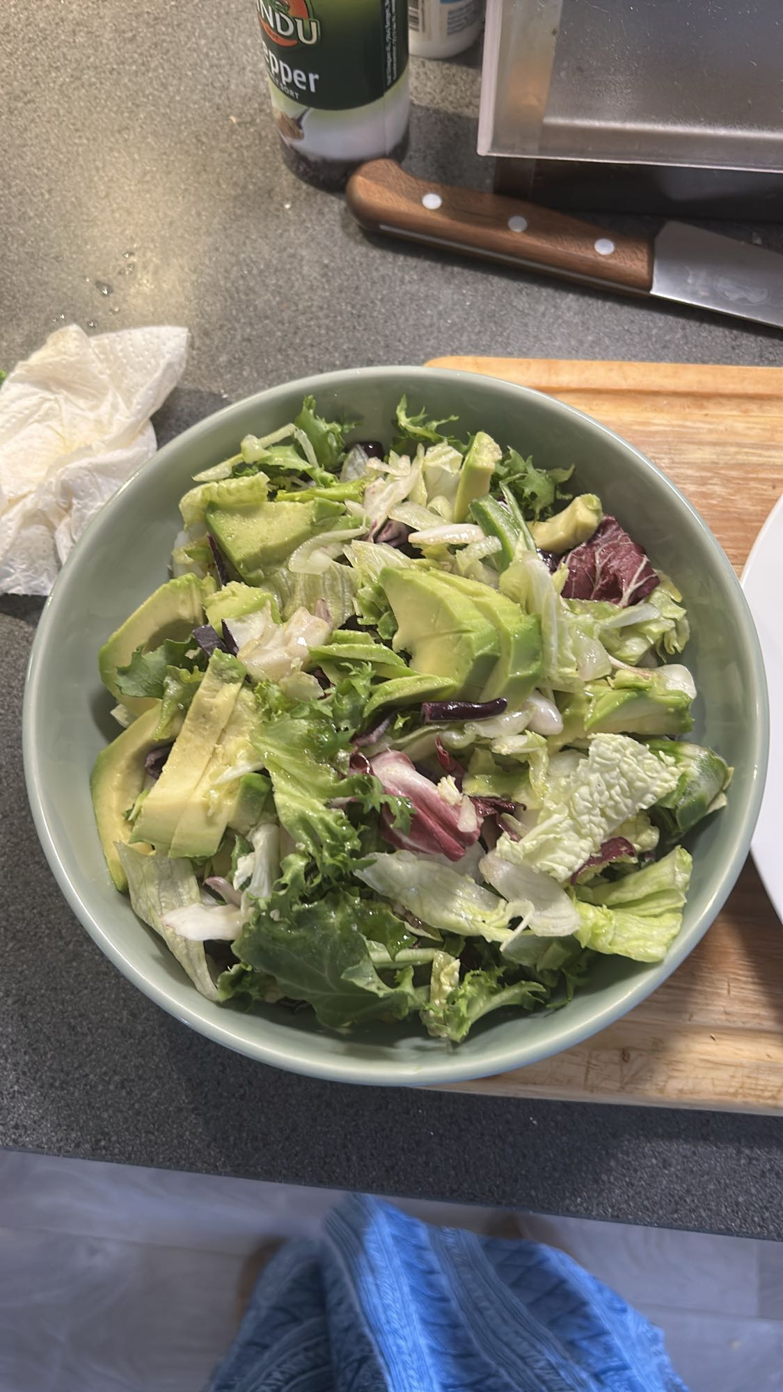 Avokado grønn salat