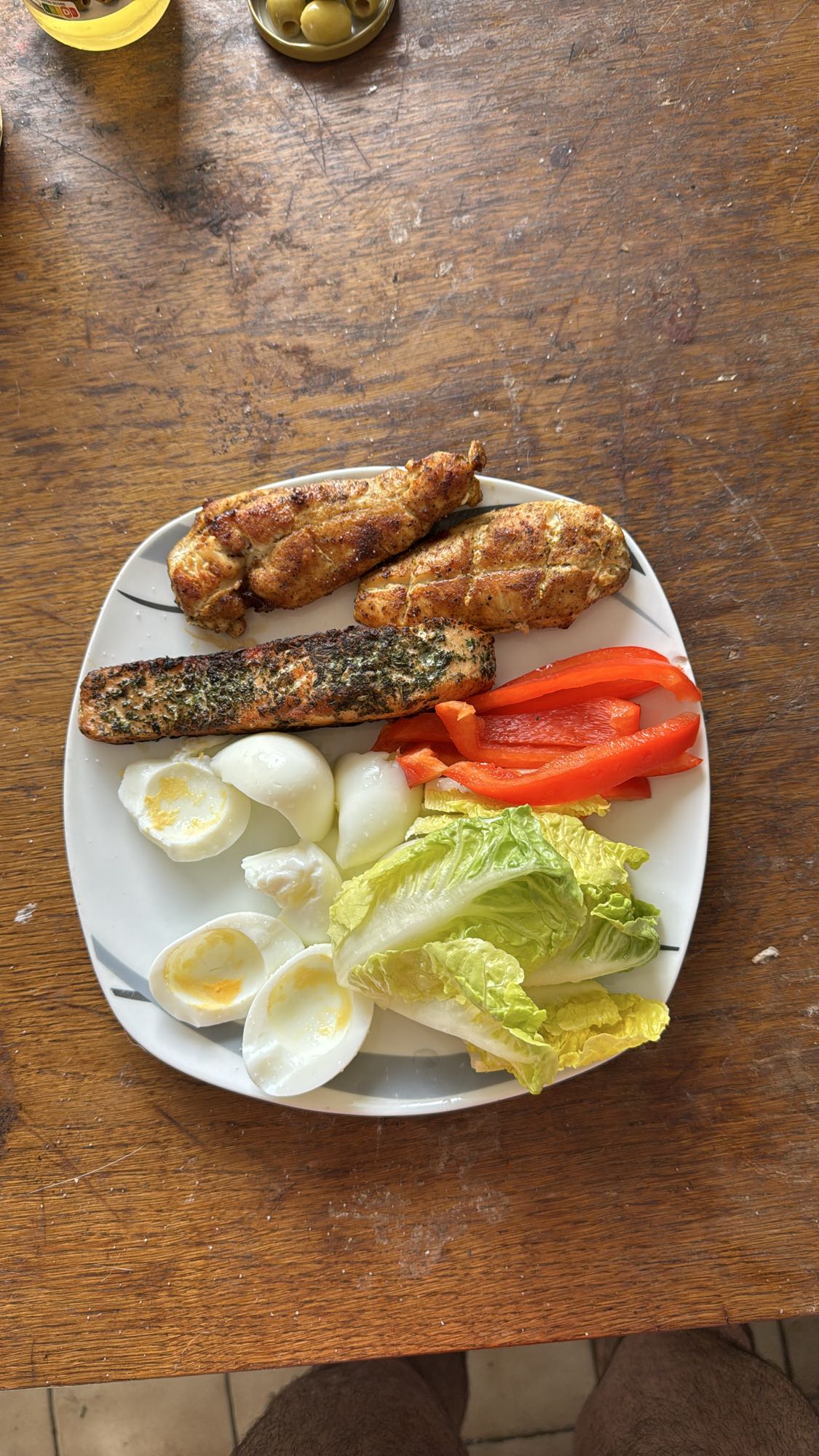 Gezonde eiwitrijke lunch