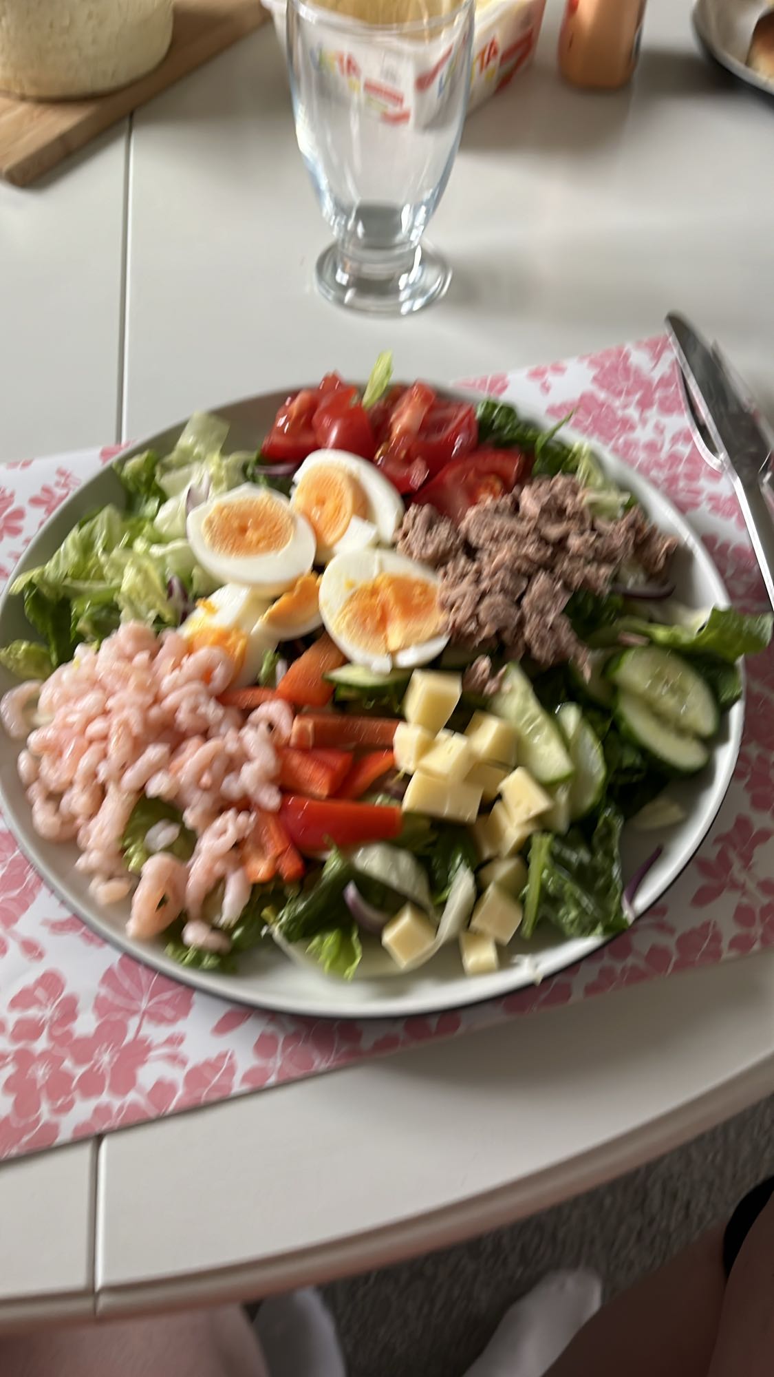 Blandad salladstallrik